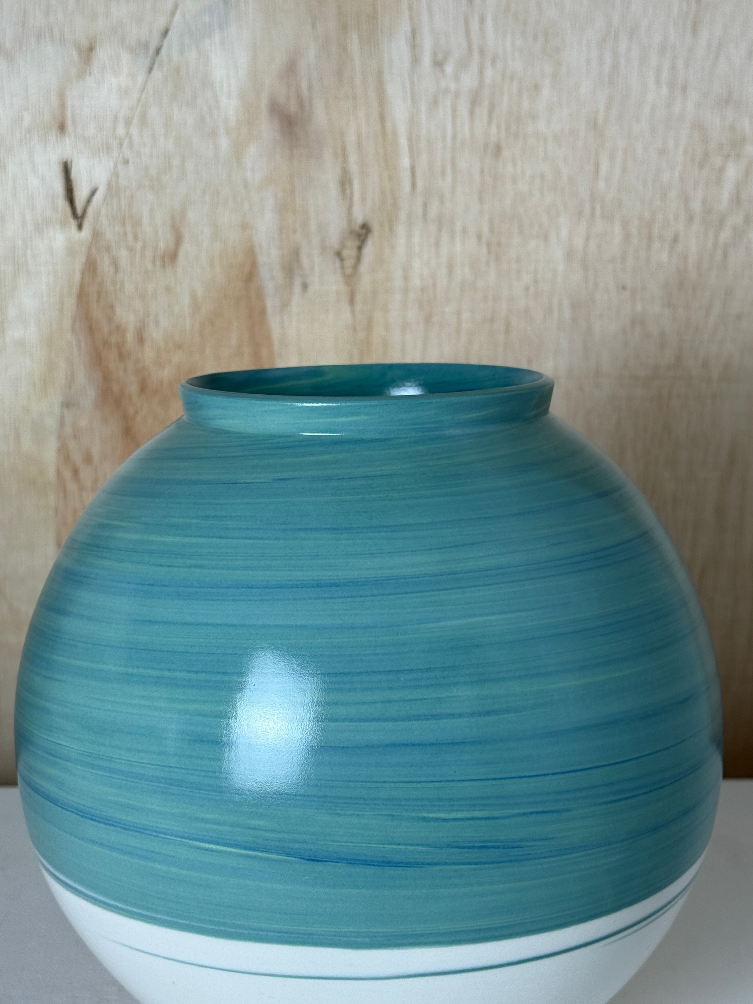 Moon jar / Blue-green 청록