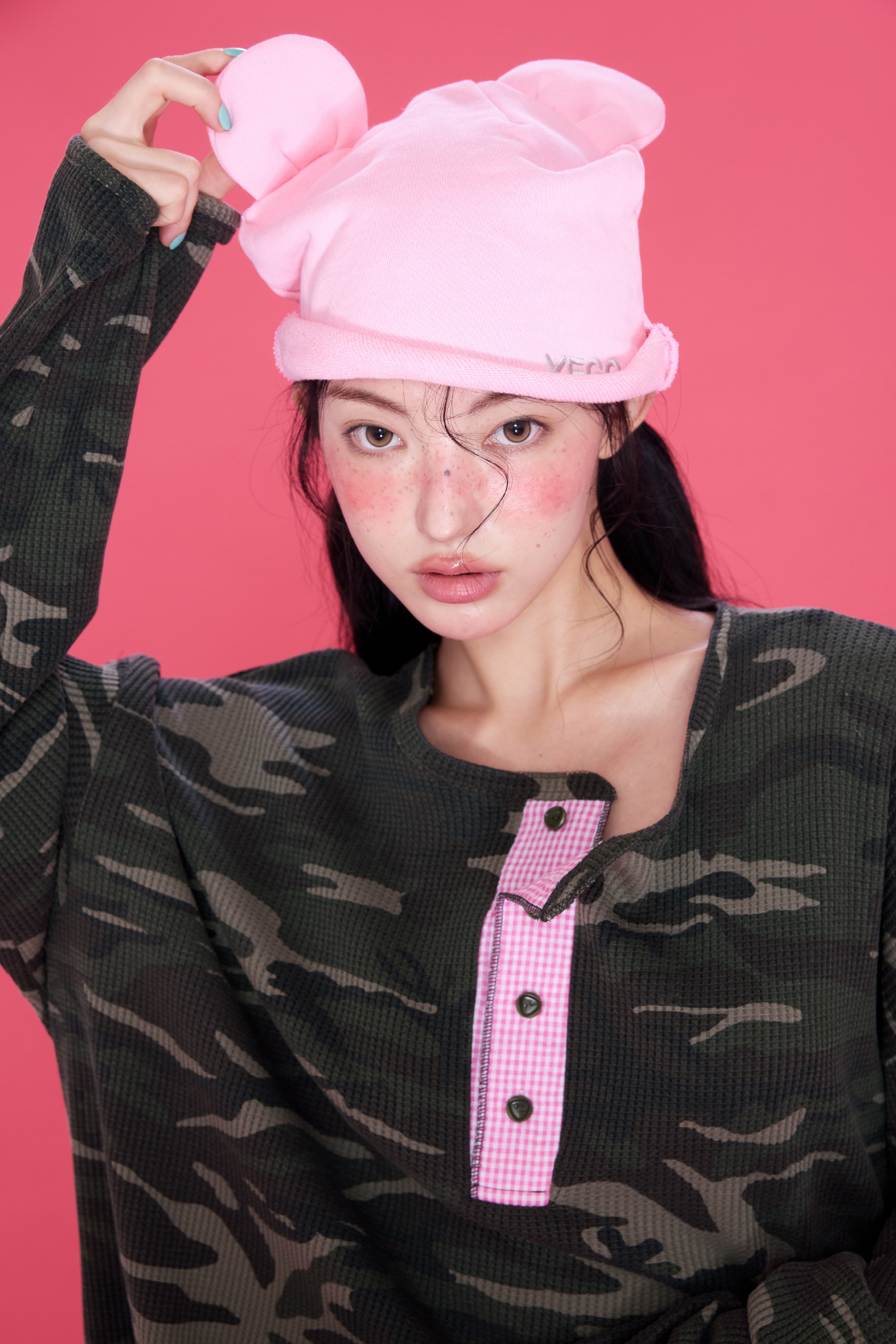 [9/22 순차출고] Bear Beanie Pink