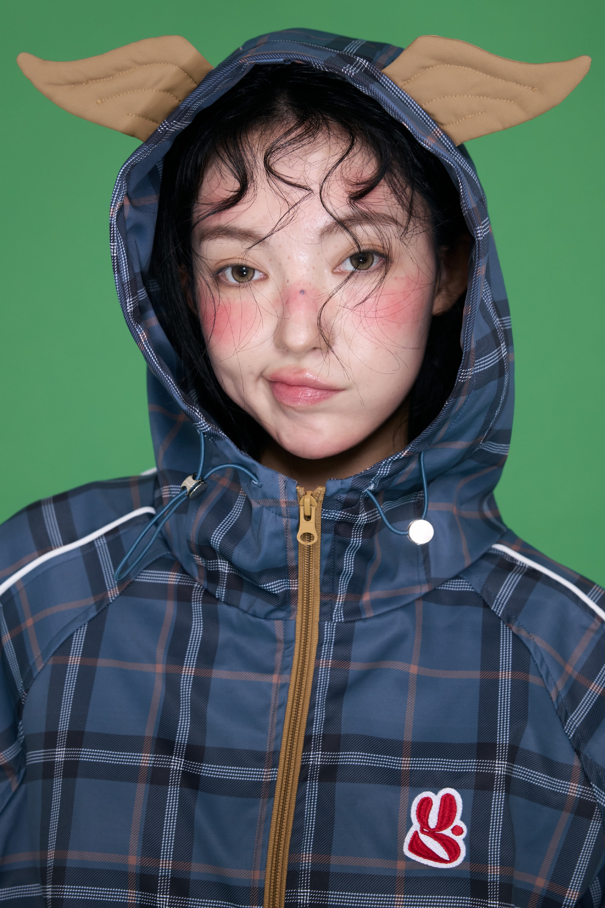[9/18 순차출고] Wing Mix Check Windbreaker