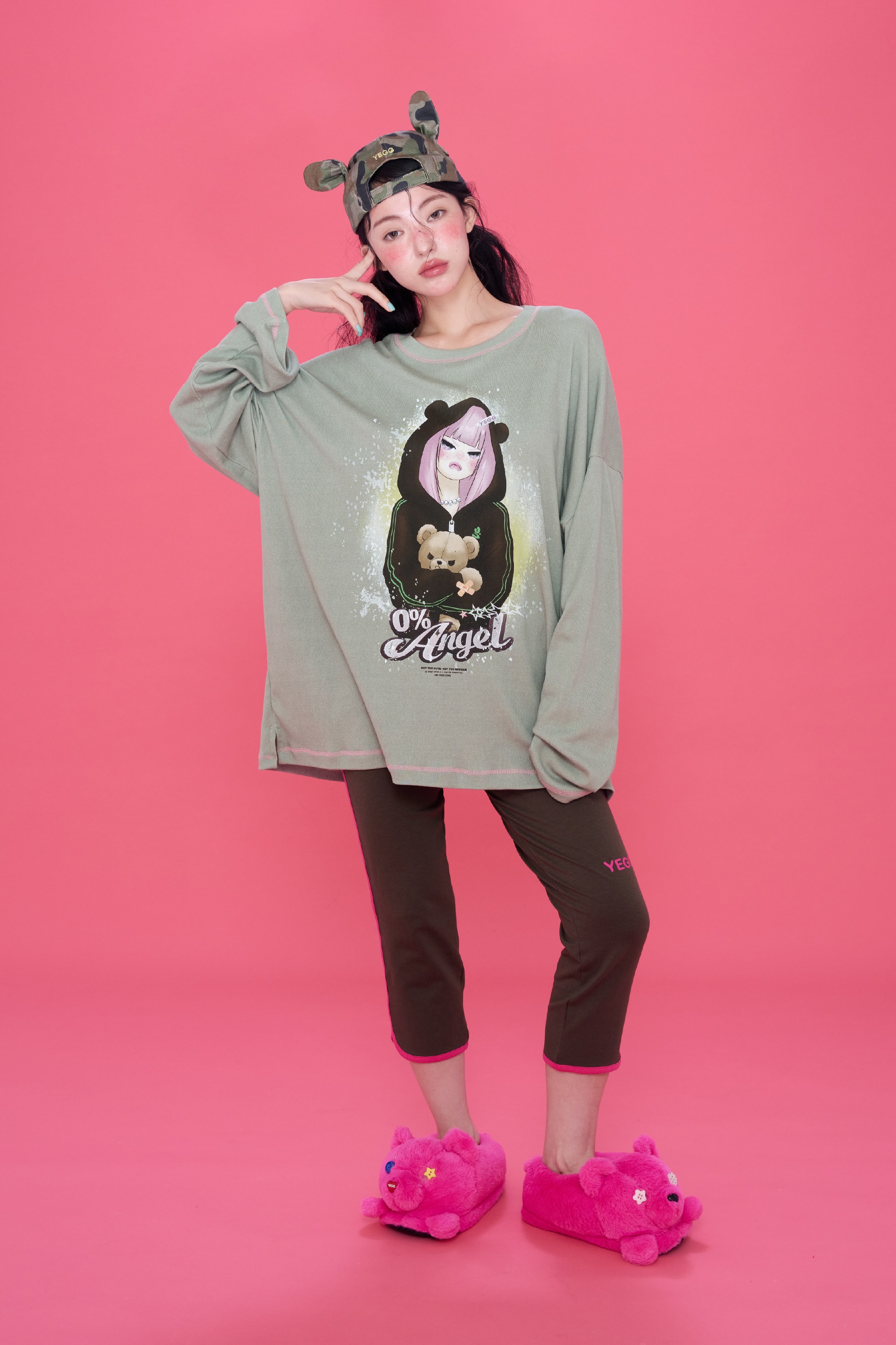 [9/18 순차출고] Color Leggings Khaki