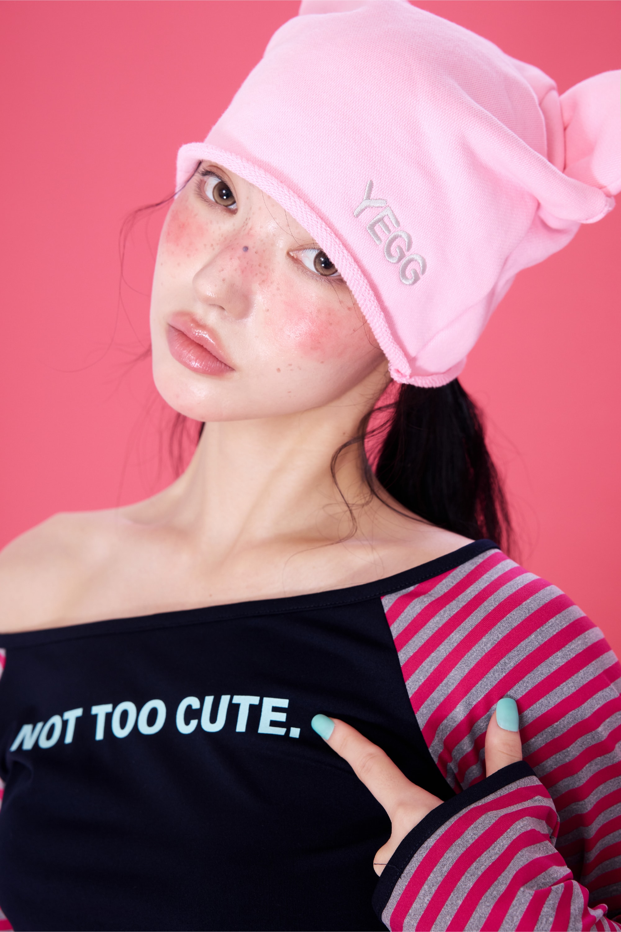 [9/22 순차출고] Bear Beanie Pink