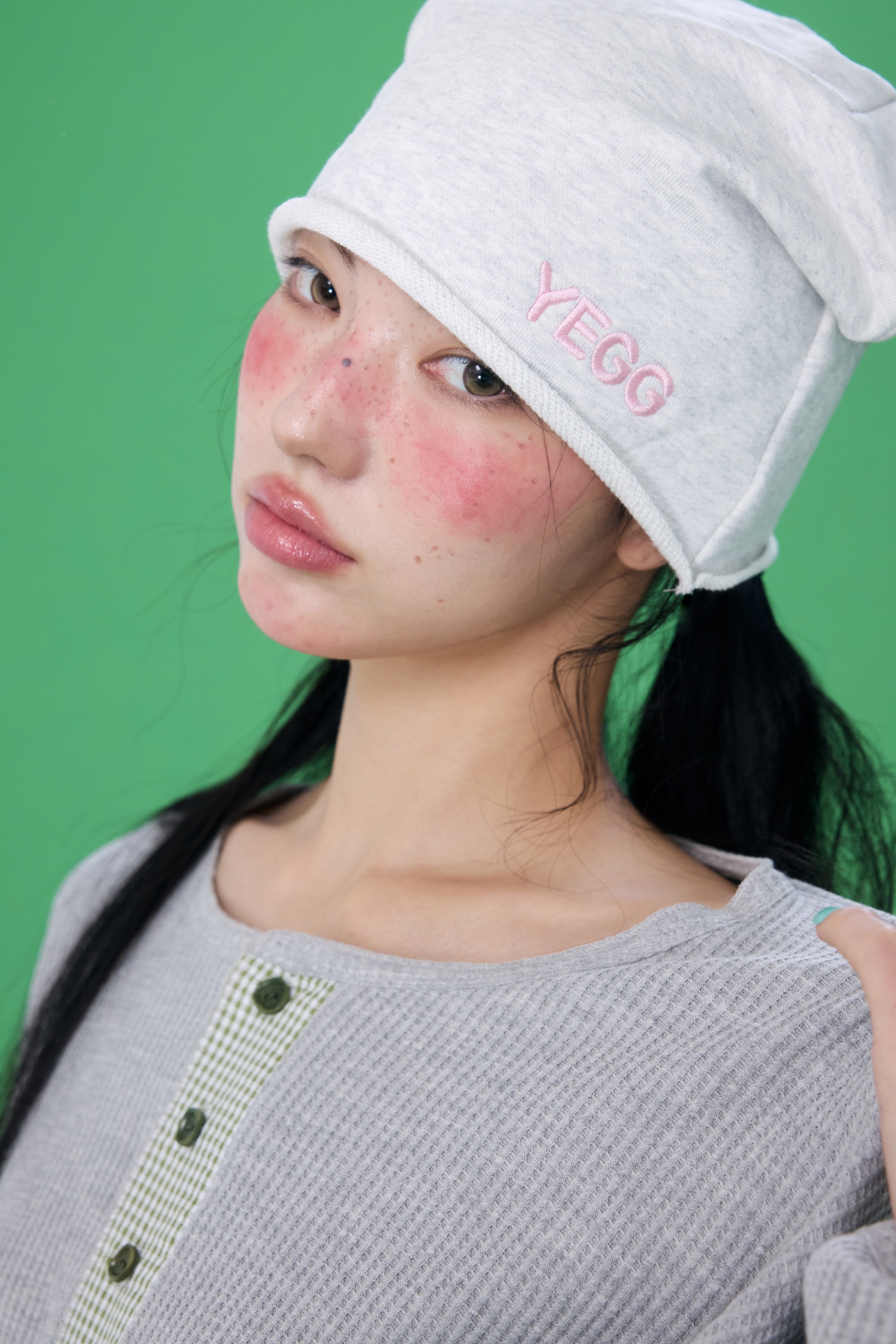 [9/22 순차출고] Bear Beanie White Melange