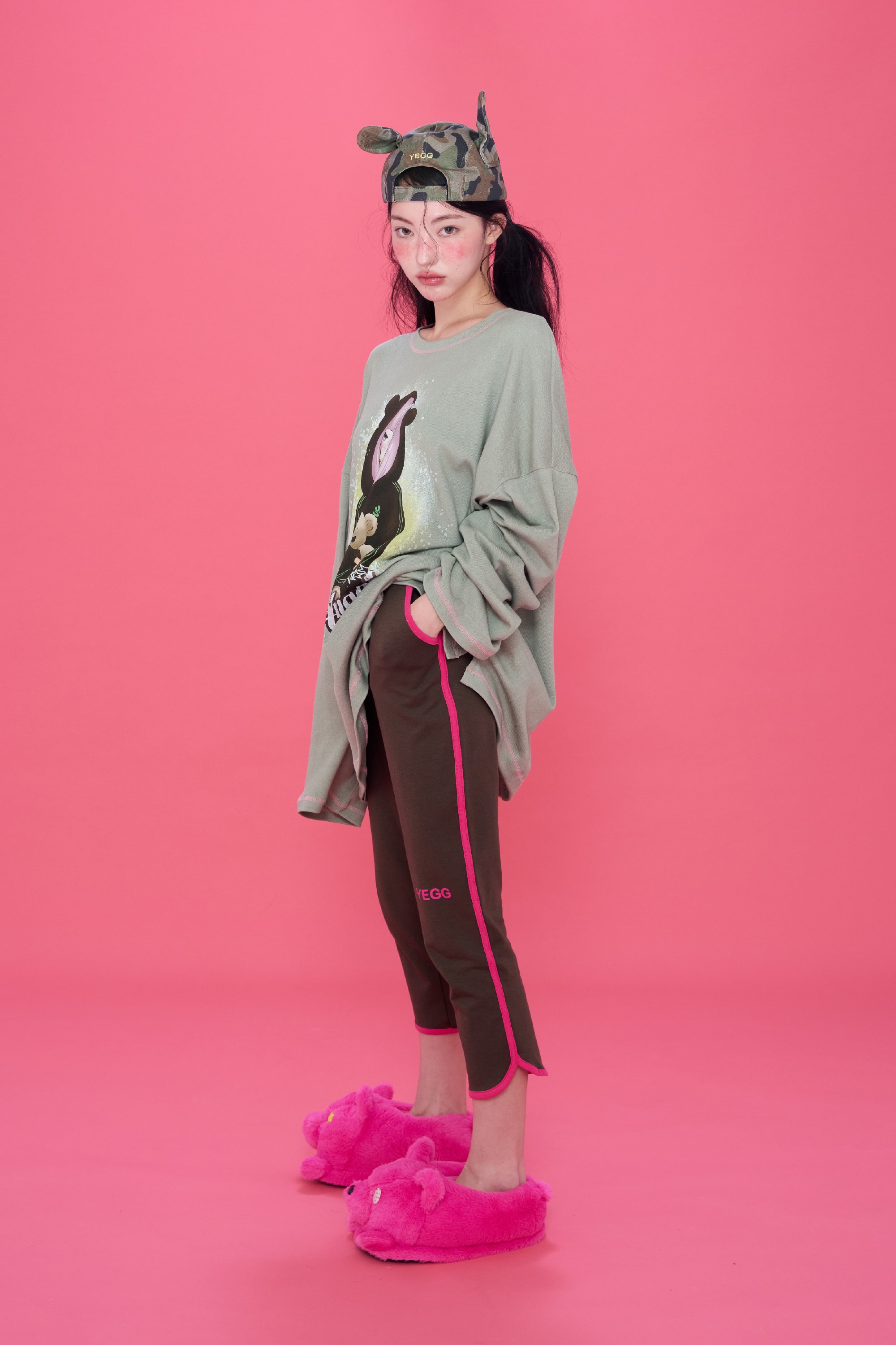 [9/18 순차출고] Color Leggings Khaki