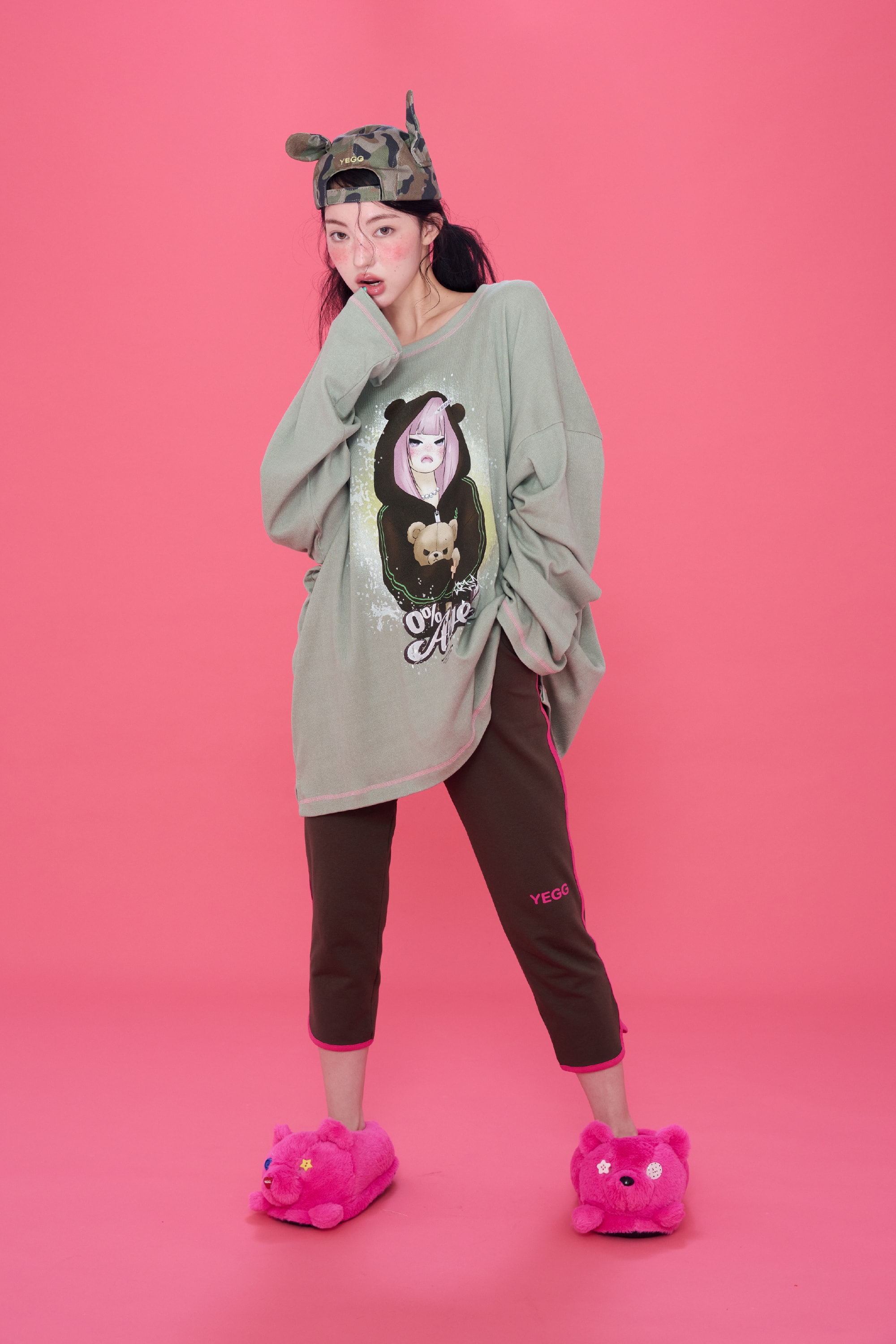 [9/18 순차출고] Color Leggings Khaki