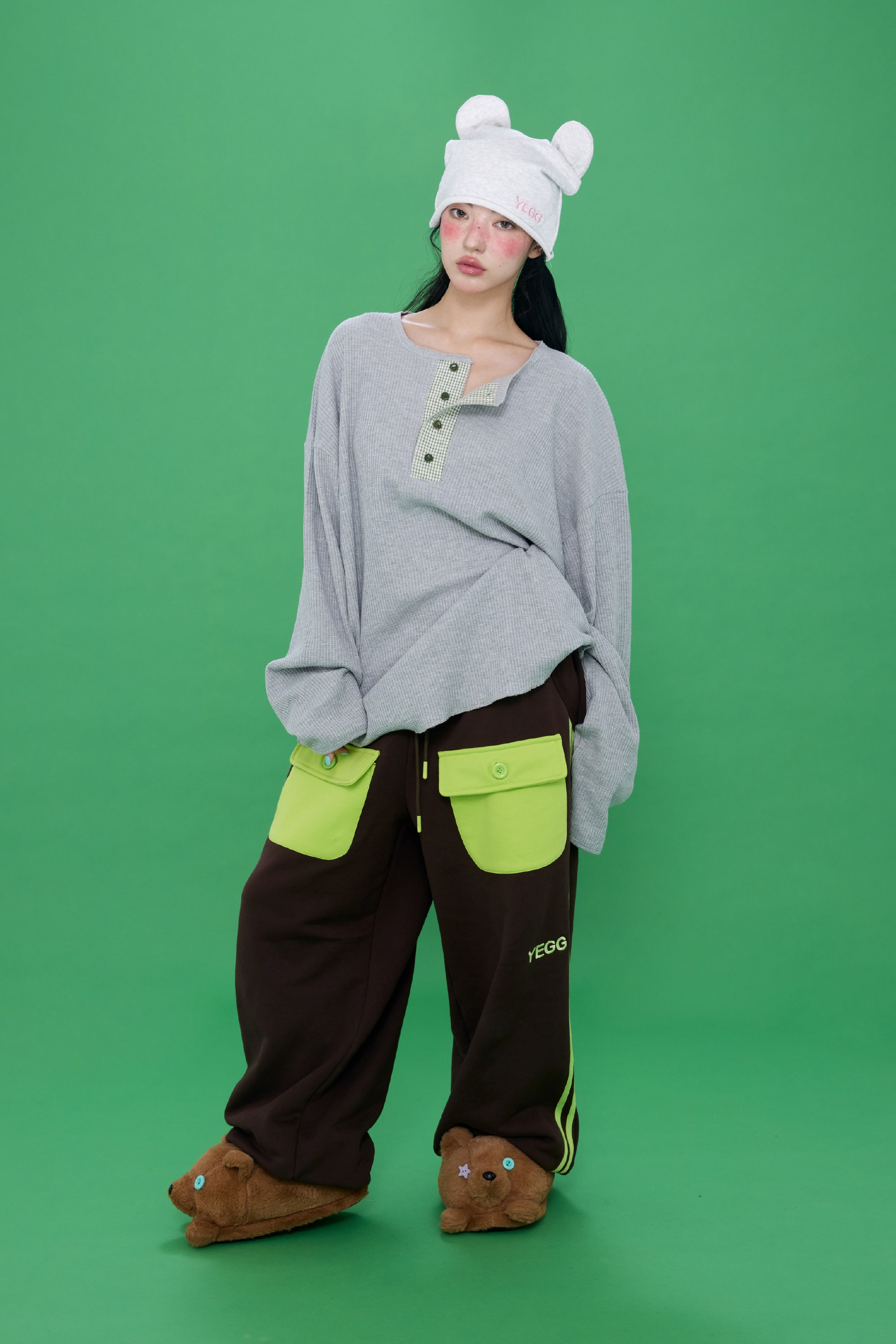 [9/7 순차출고] Wapple Sleeve T Gray