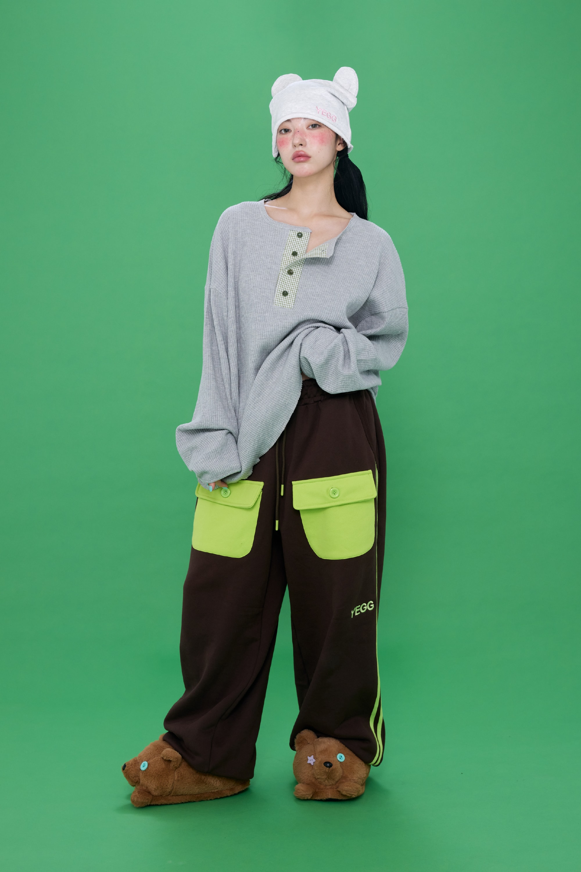 [9/7 순차출고] Wapple Sleeve T Gray