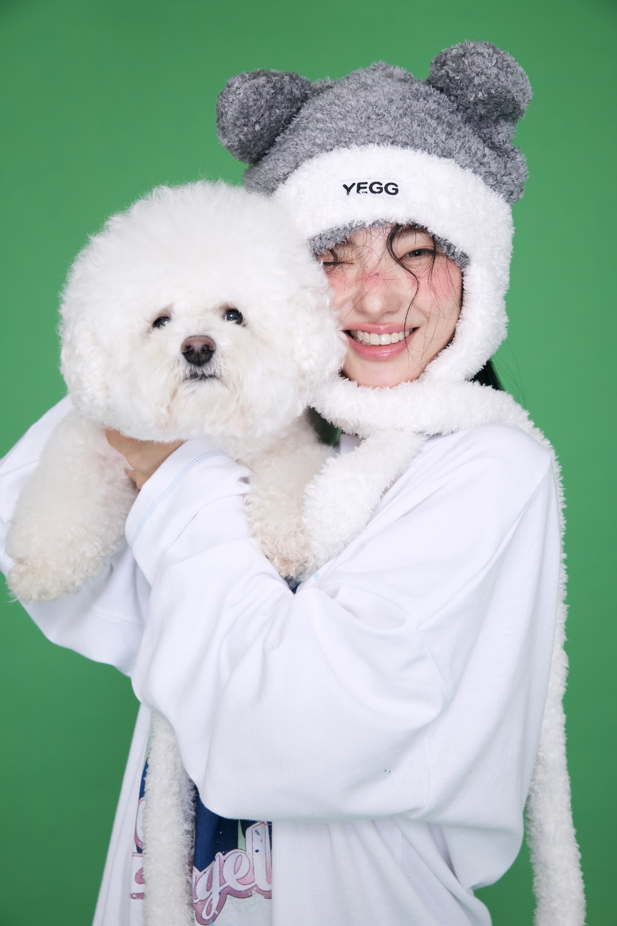 Duo Muffler Hat Gray