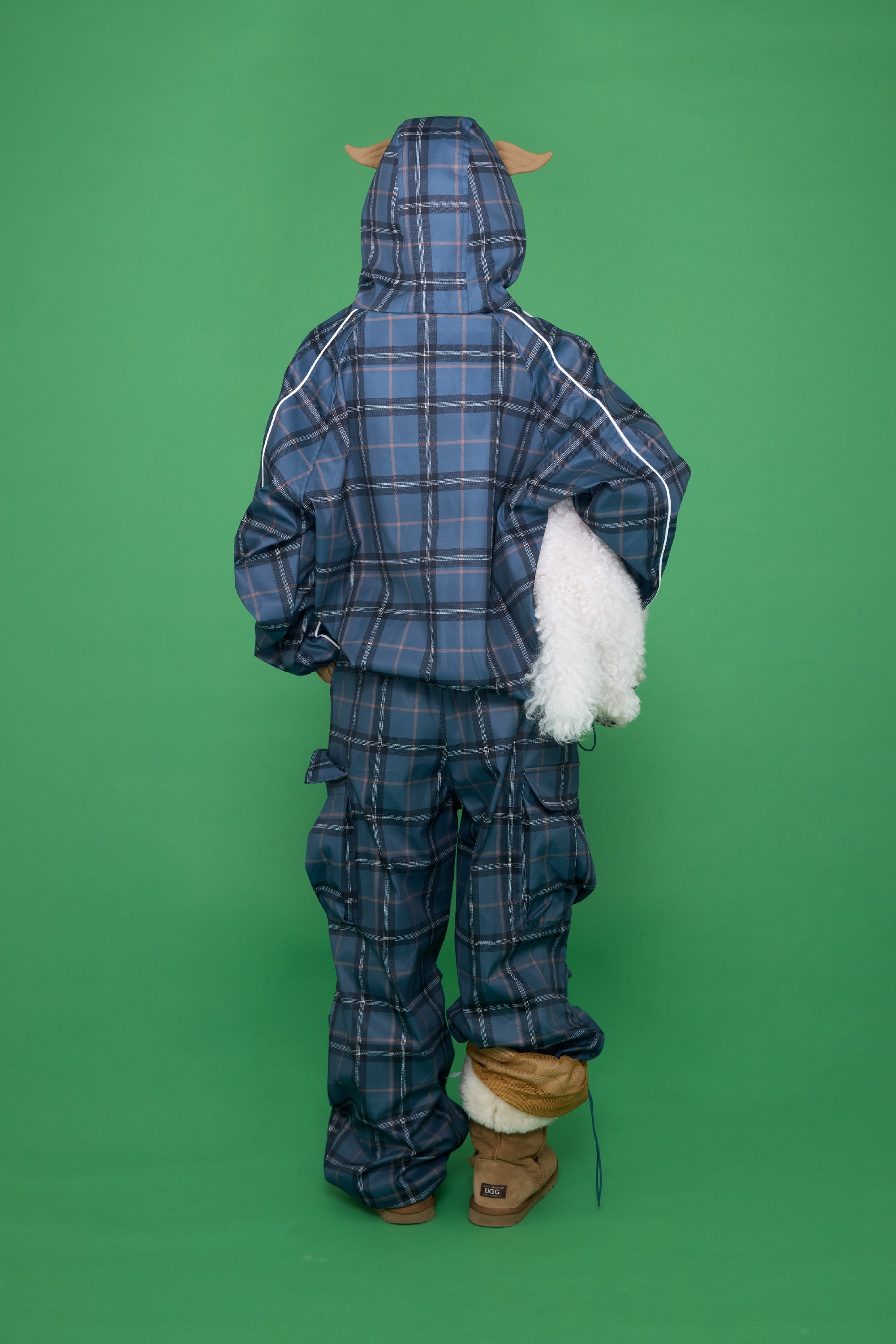 [9/18 순차출고] Wing Mix Check Windbreaker