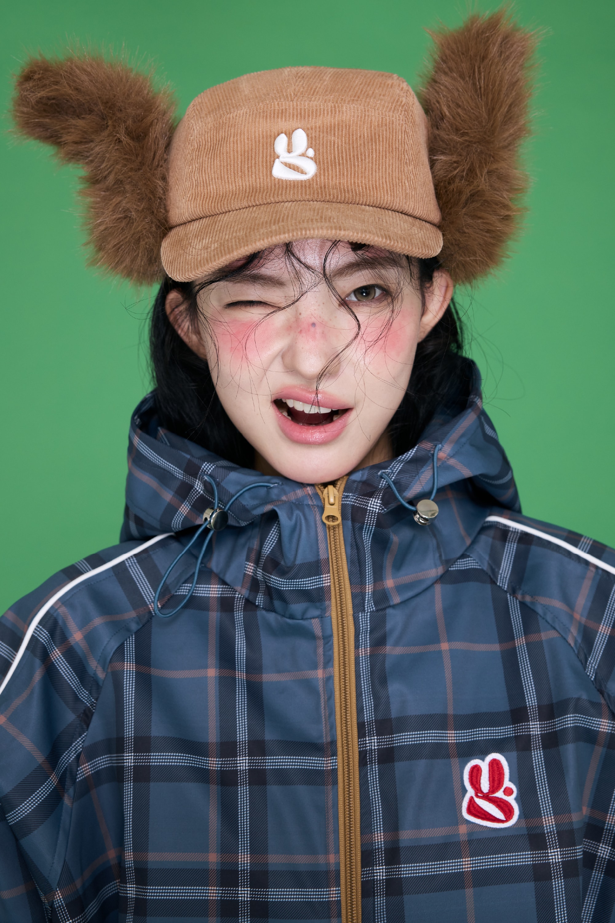 [9/18 순차출고] Wing Mix Check Windbreaker