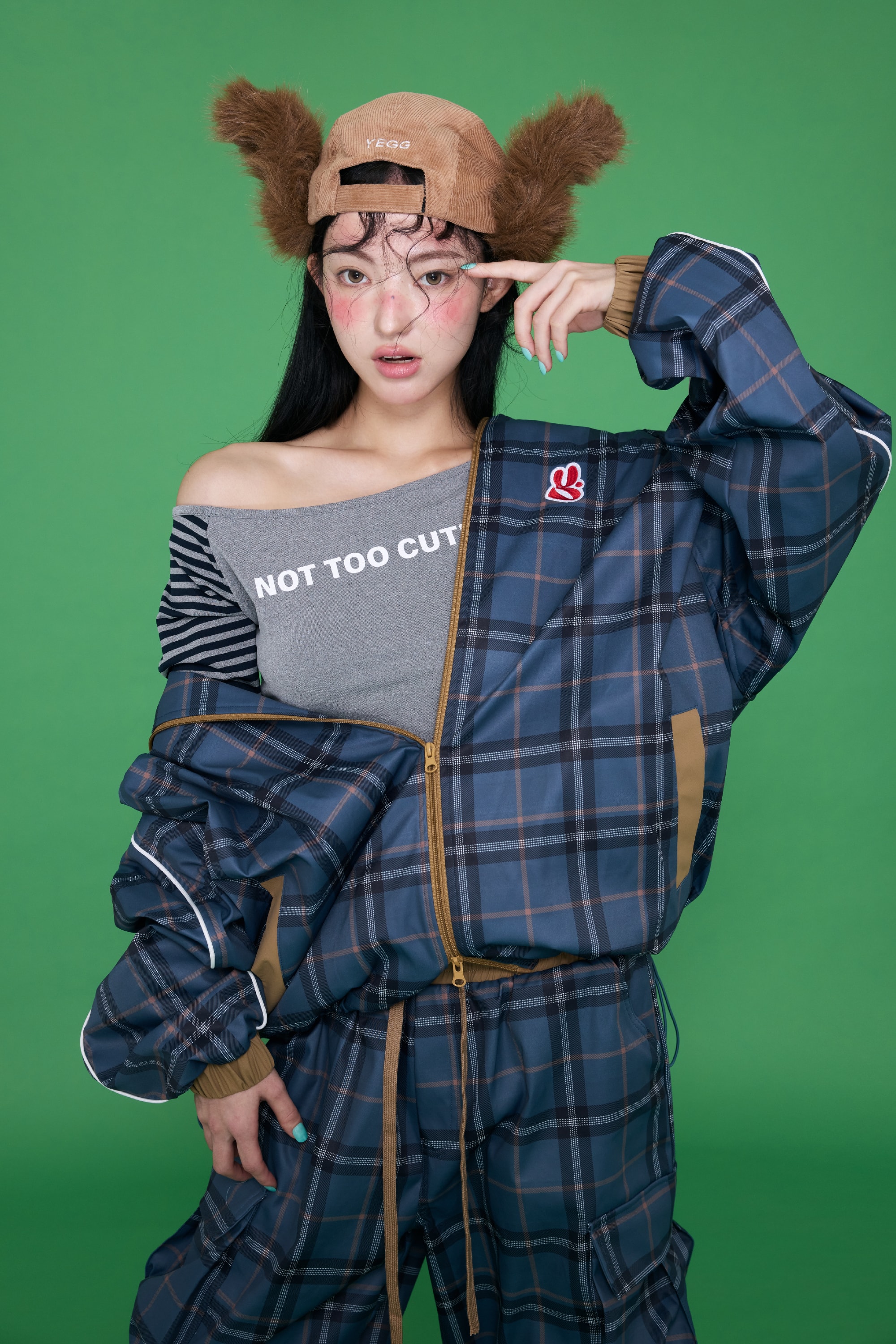 [9/18 순차출고] Wing Mix Check Windbreaker