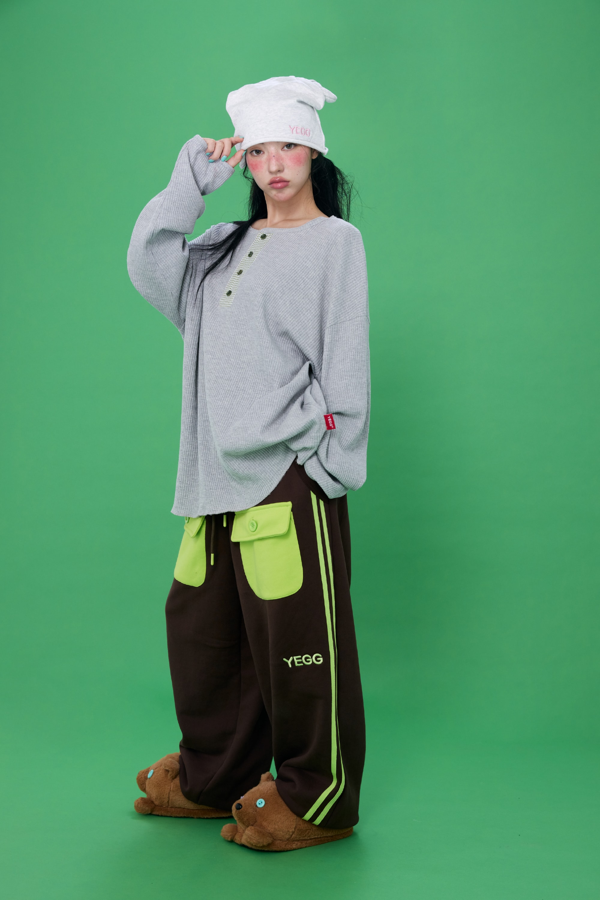 [9/7 순차출고] Wapple Sleeve T Gray