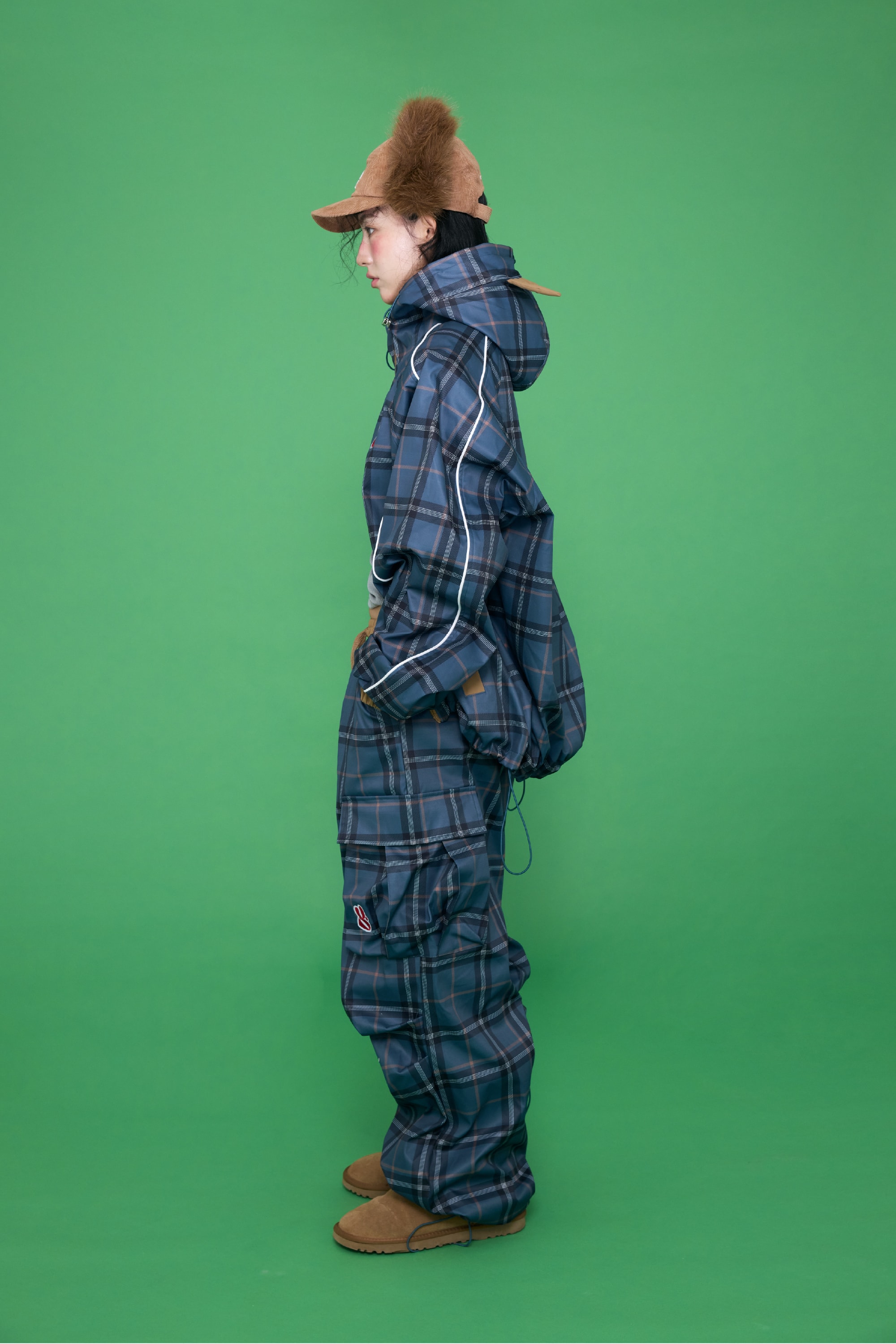 [9/18 순차출고] Wing Mix Check Windbreaker