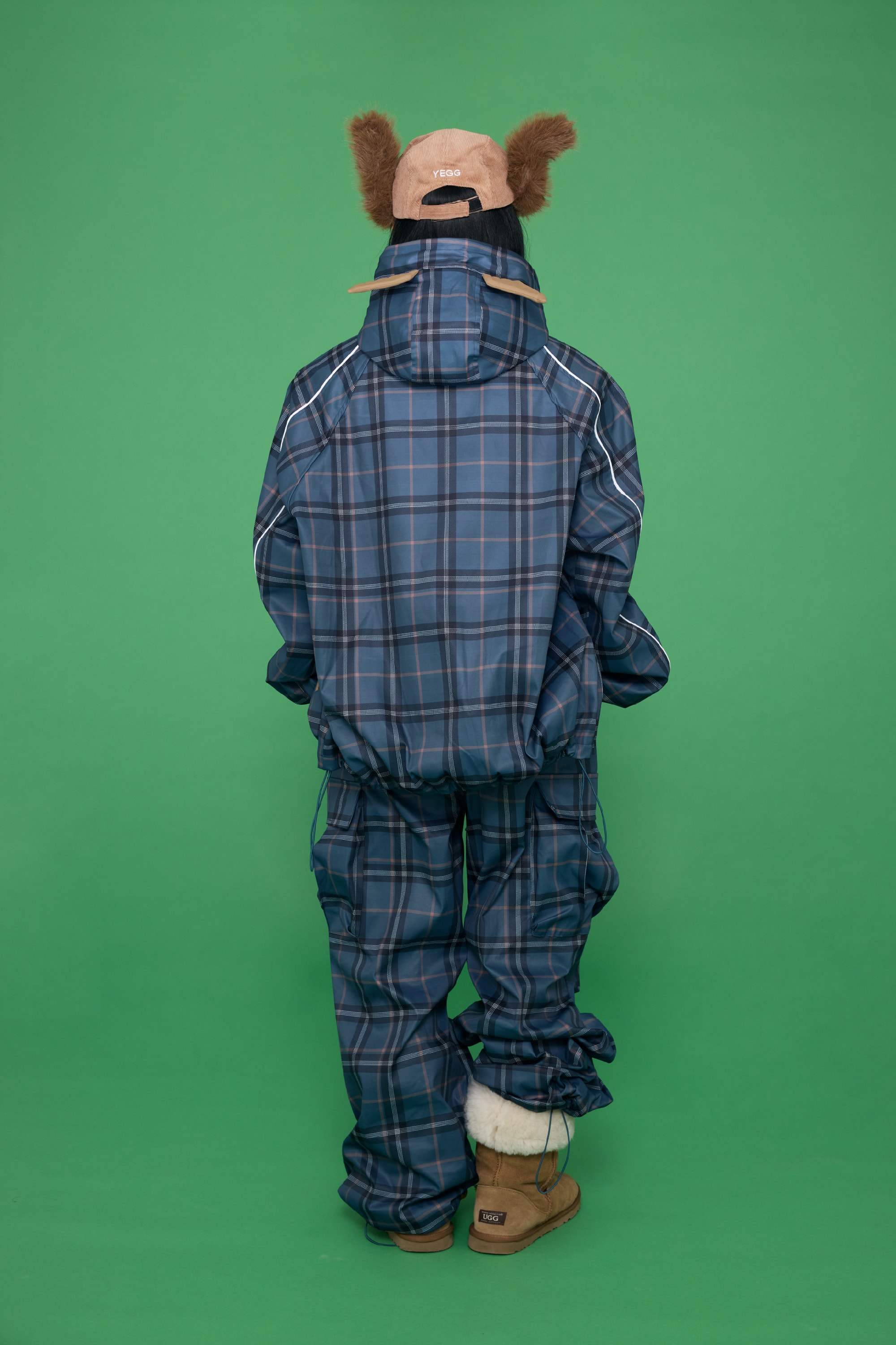 [9/18 순차출고] Wing Mix Check Windbreaker