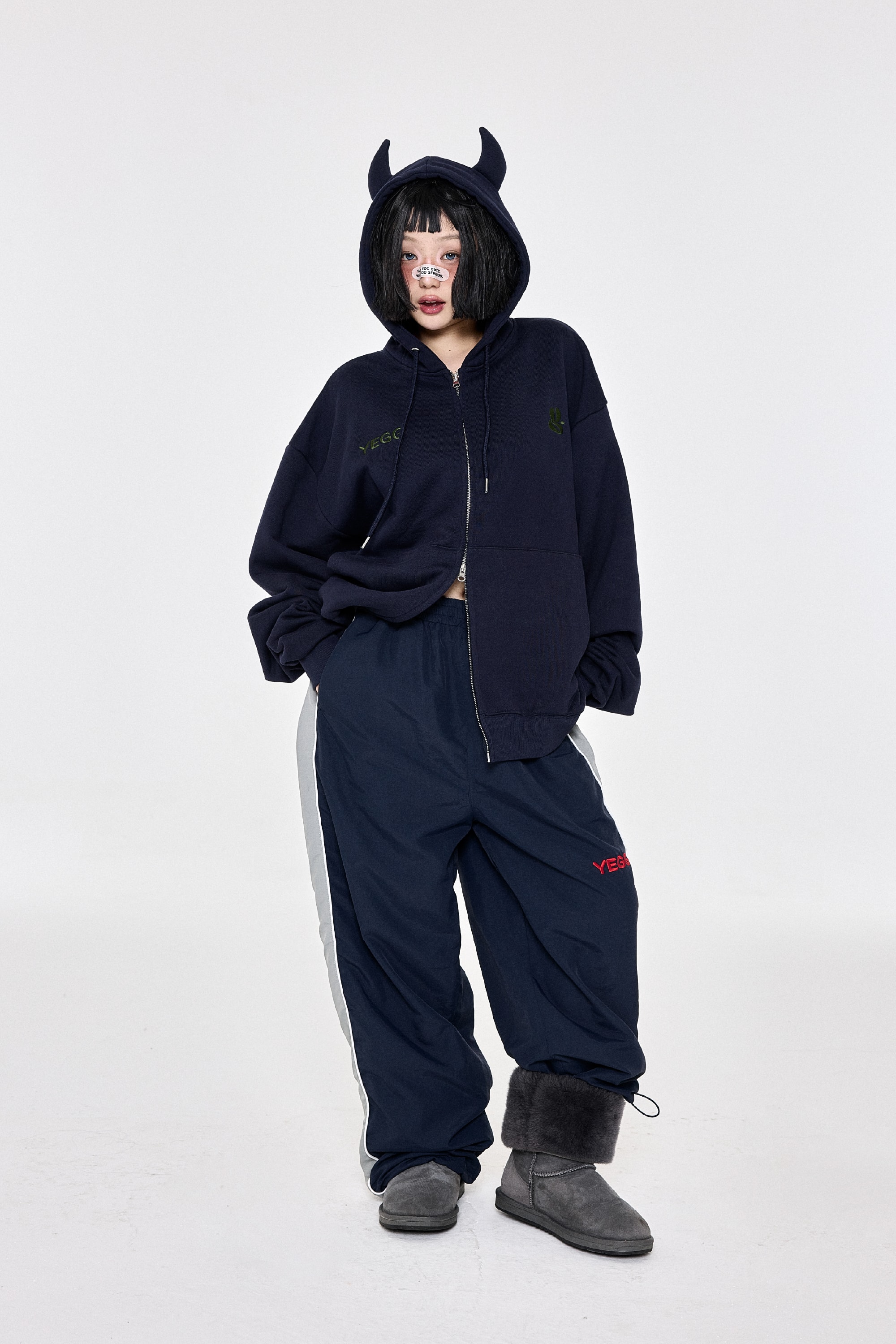 Nylon Track Pants (2colors)