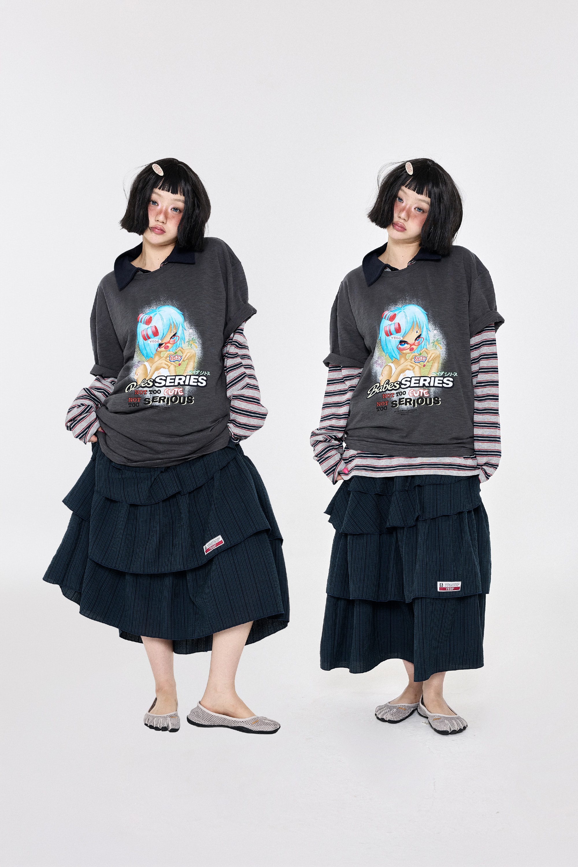 GIGI Tee Charcoal