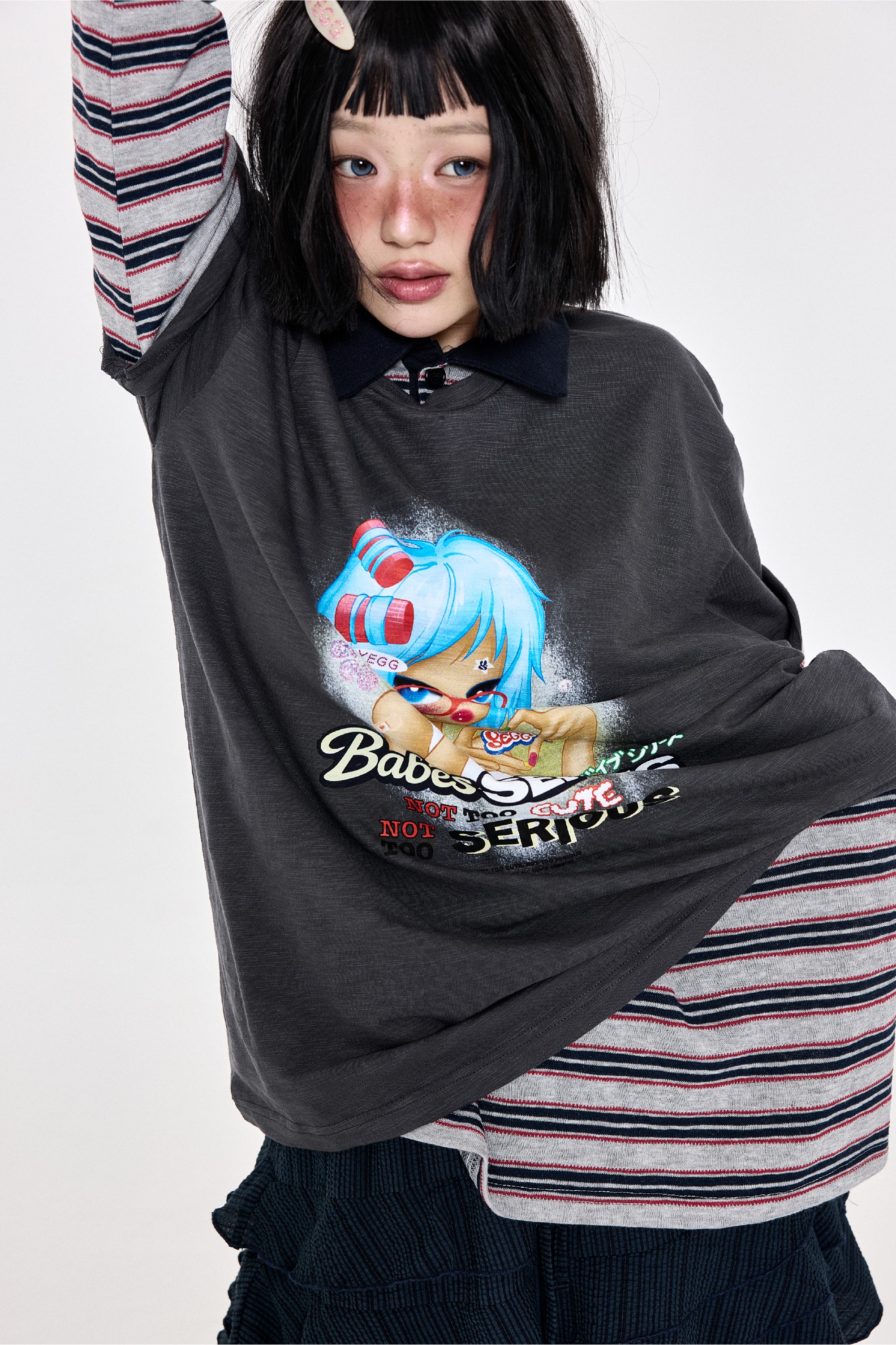 GIGI Tee Charcoal