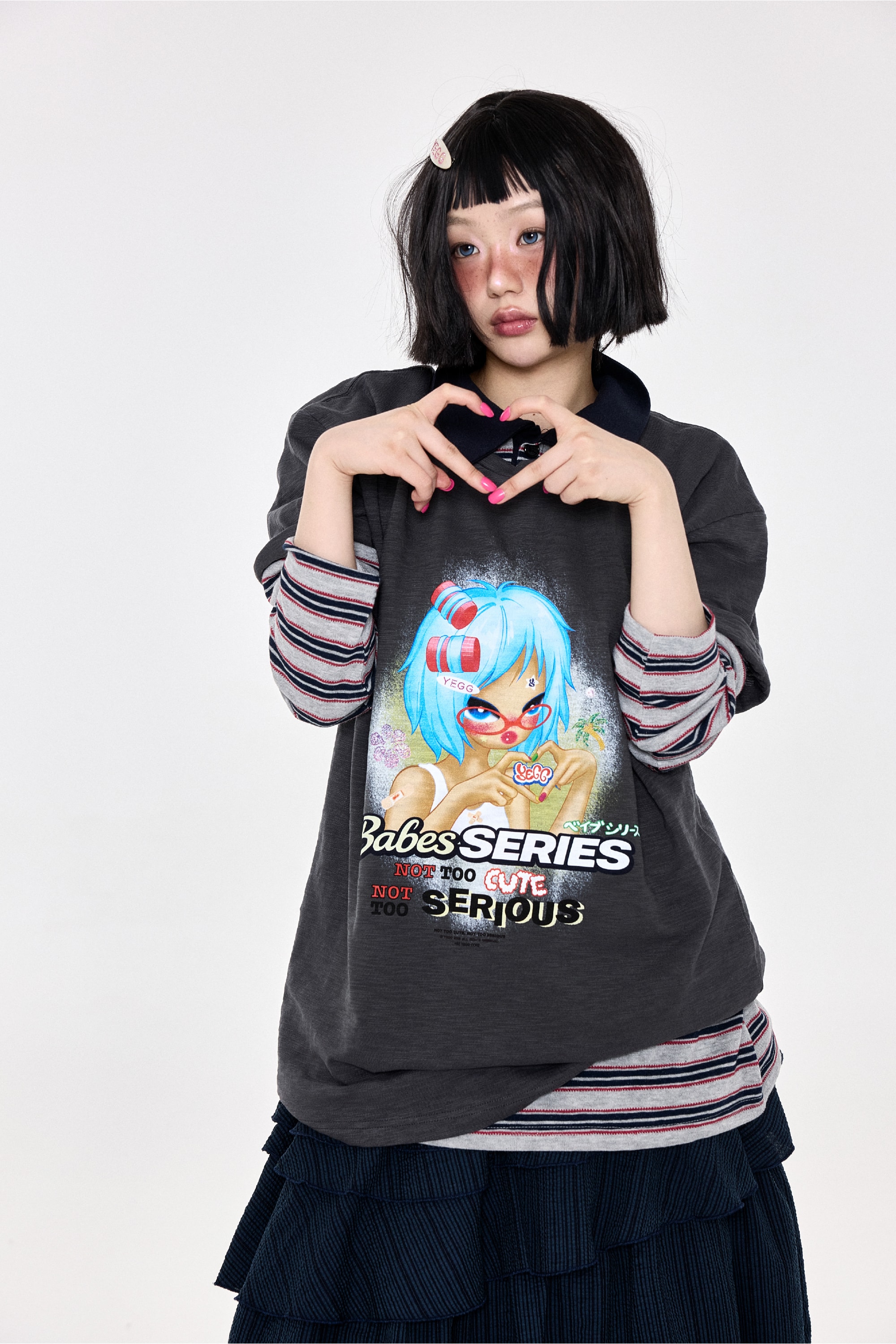GIGI Tee Charcoal