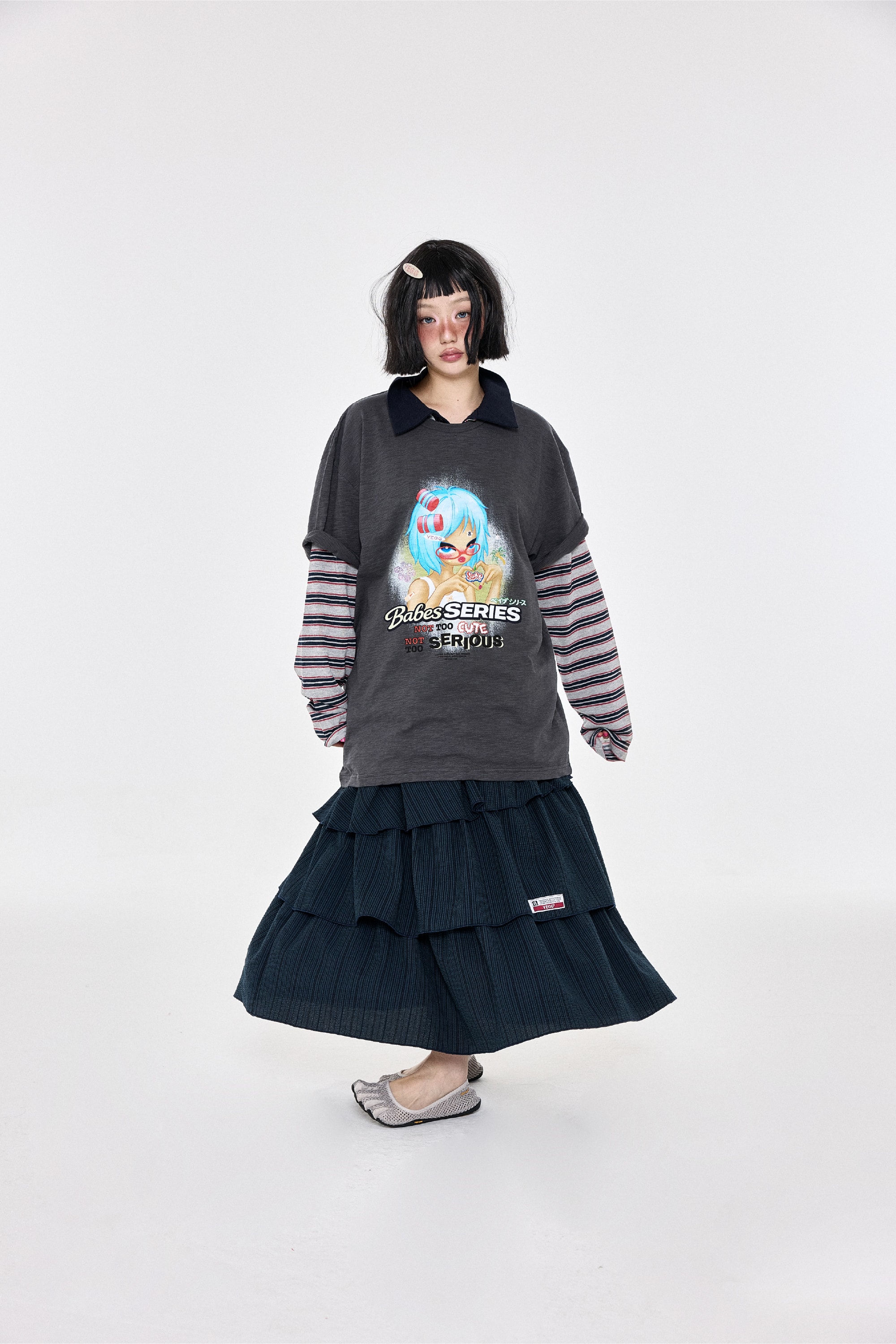GIGI Tee Charcoal