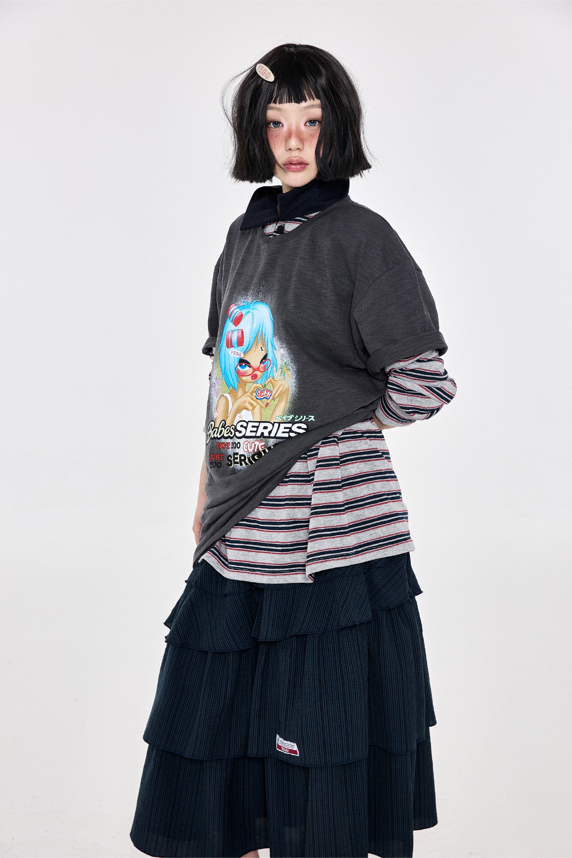 GIGI Tee Charcoal