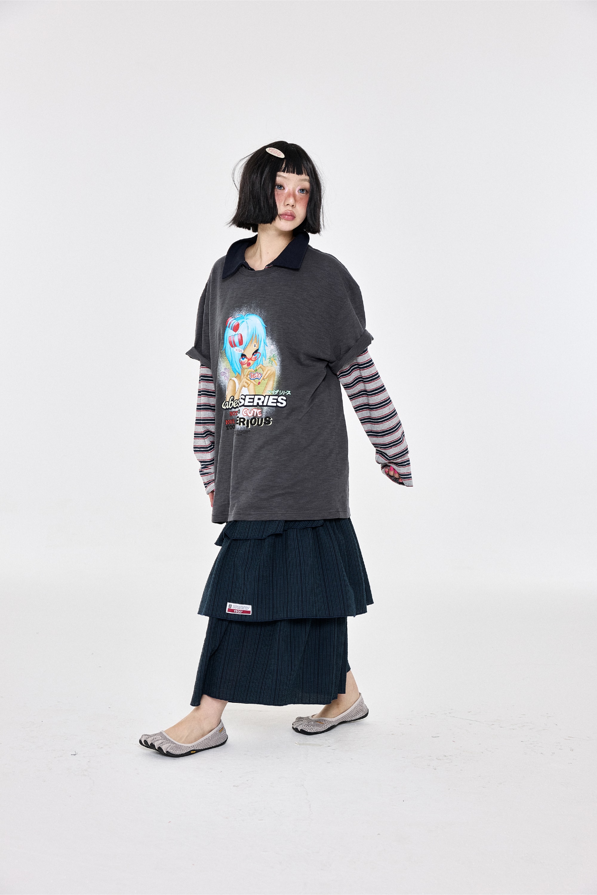 GIGI Tee Charcoal