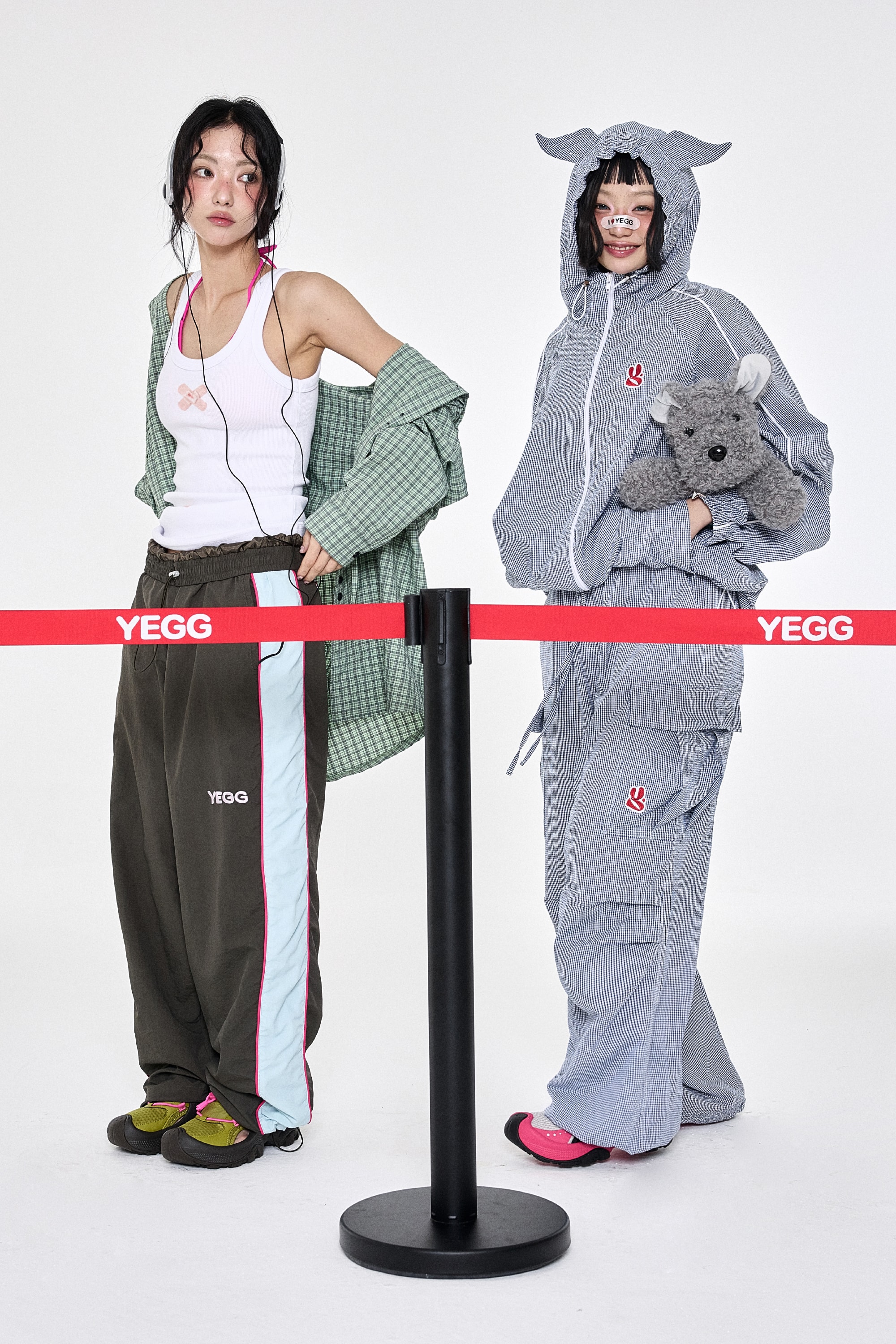 Nylon Track Pants (2colors)