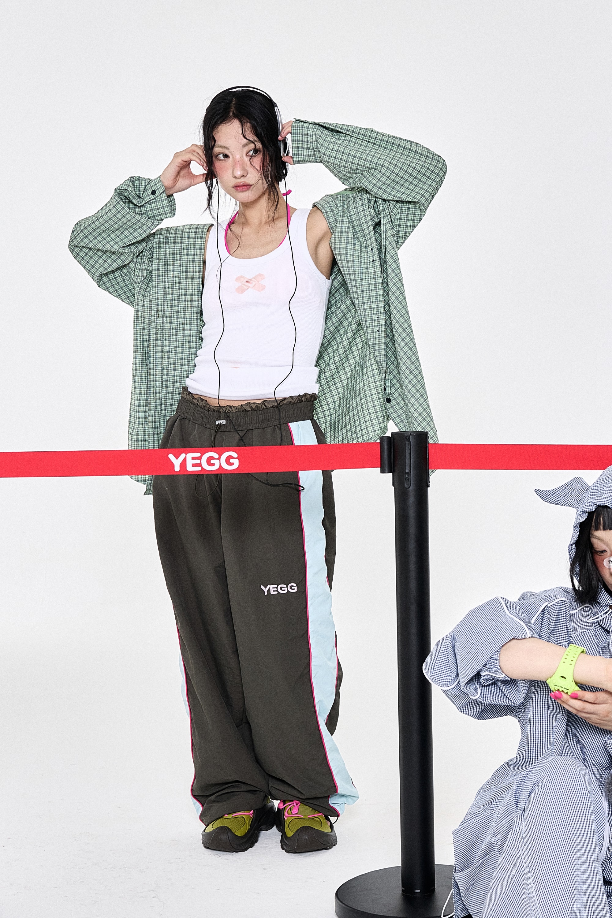 Nylon Track Pants (2colors)