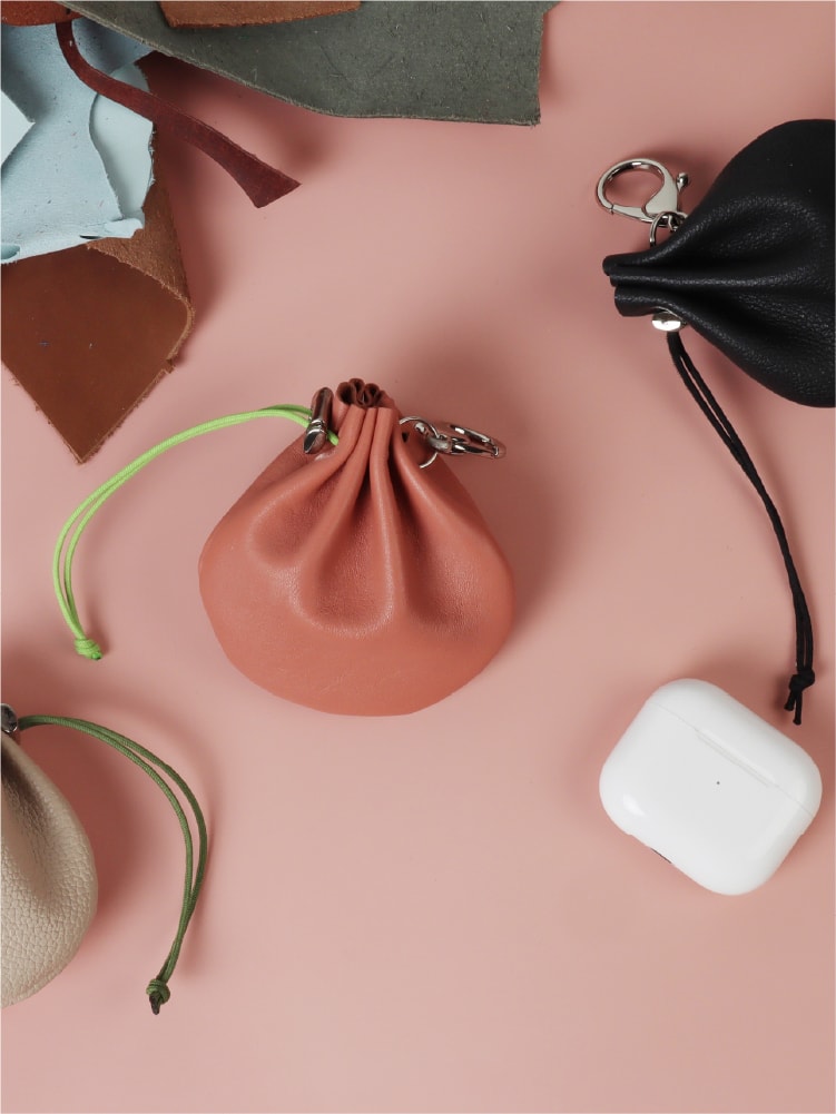 자투리가죽 미니복주머니 DIY KIT