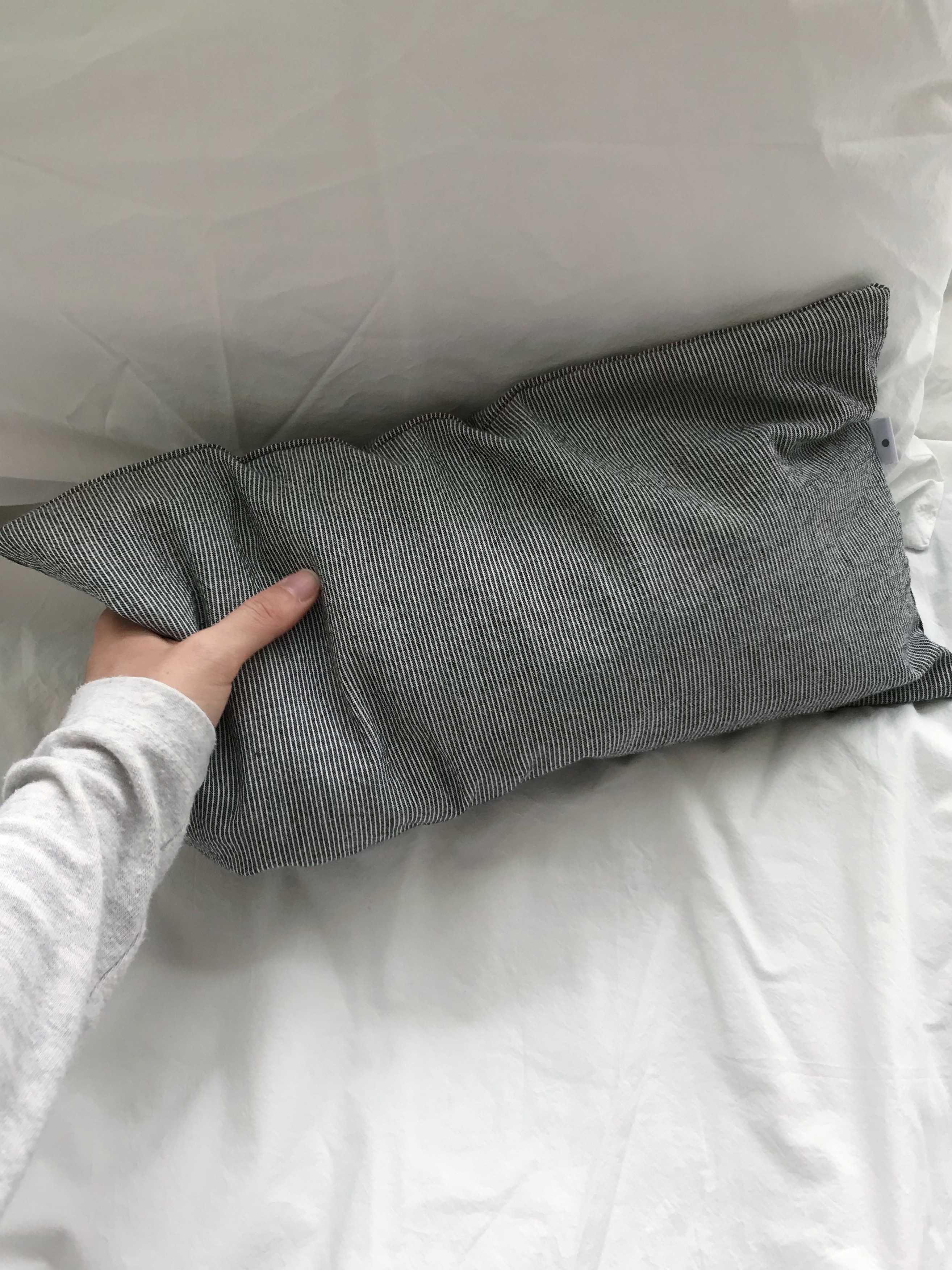 stripe pillowcase
