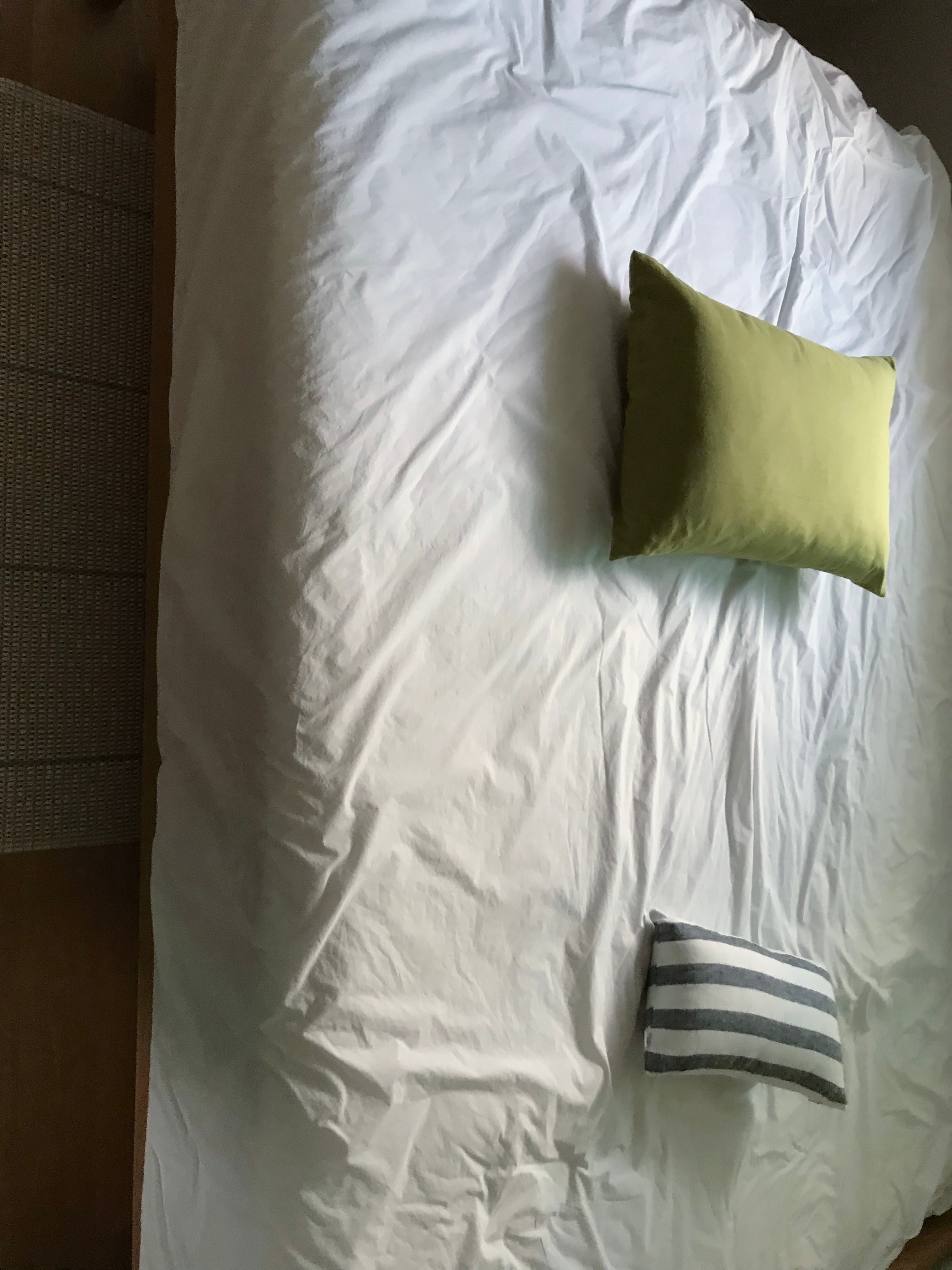 olive pillowcase