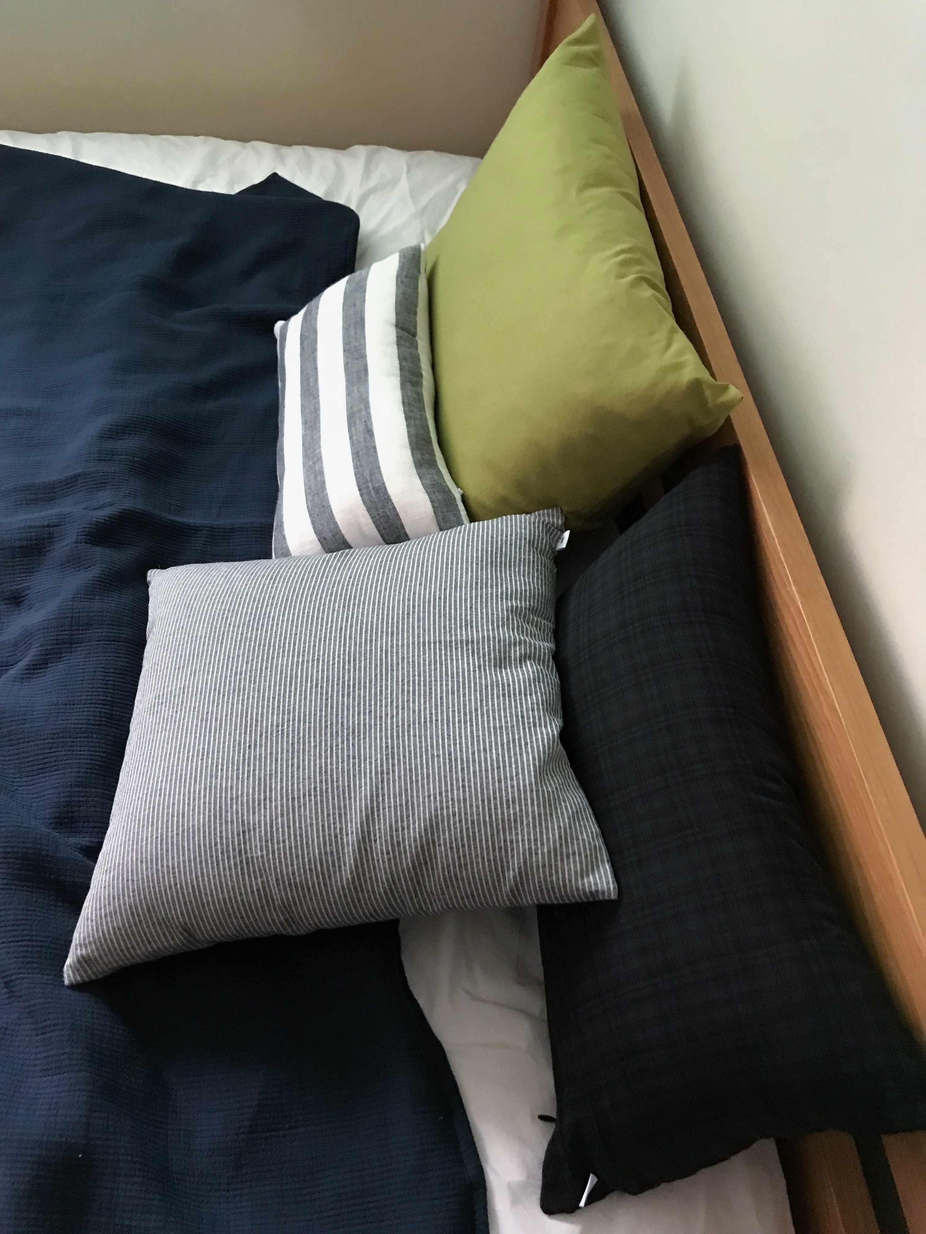 olive pillowcase