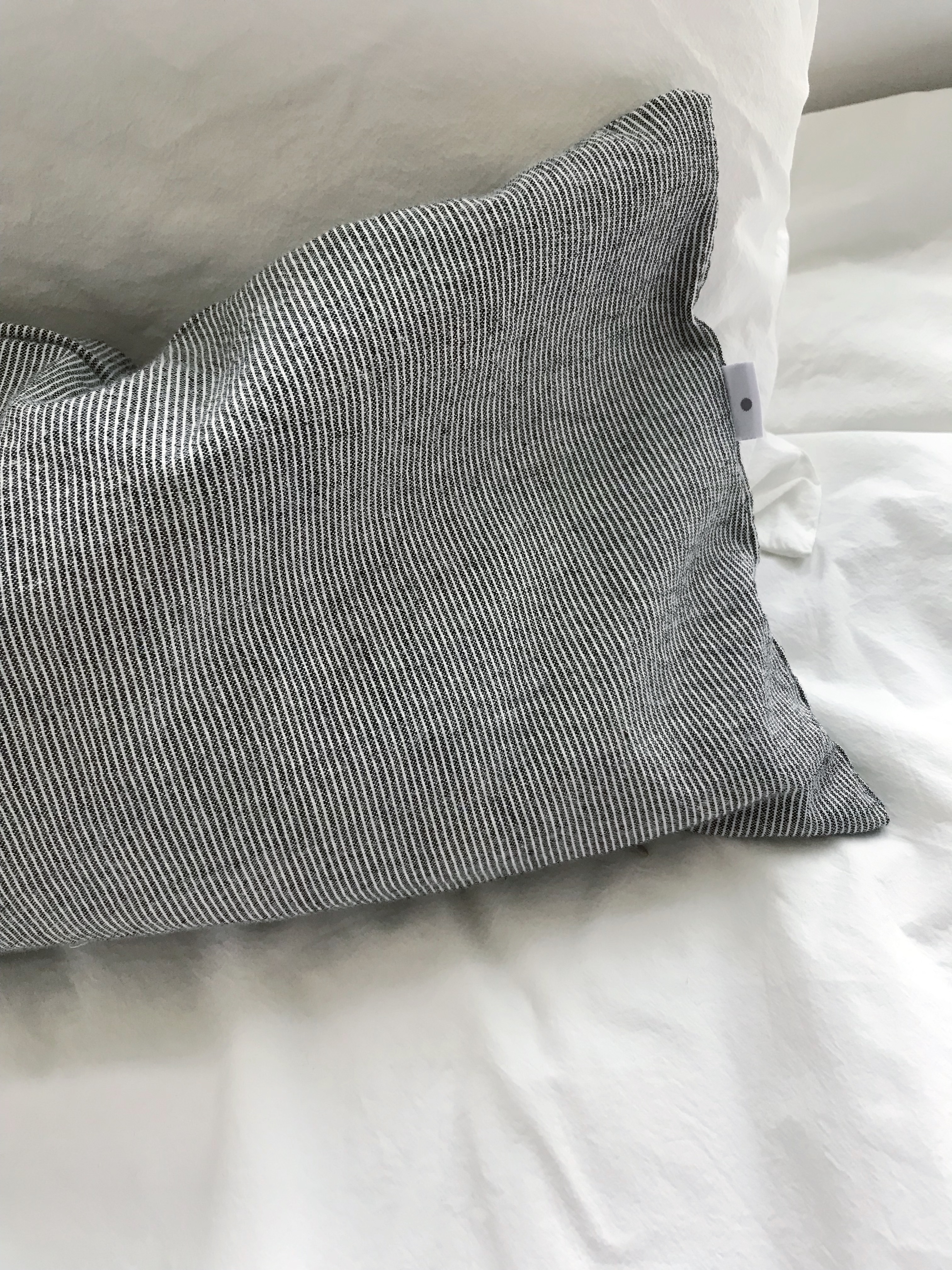 stripe pillowcase