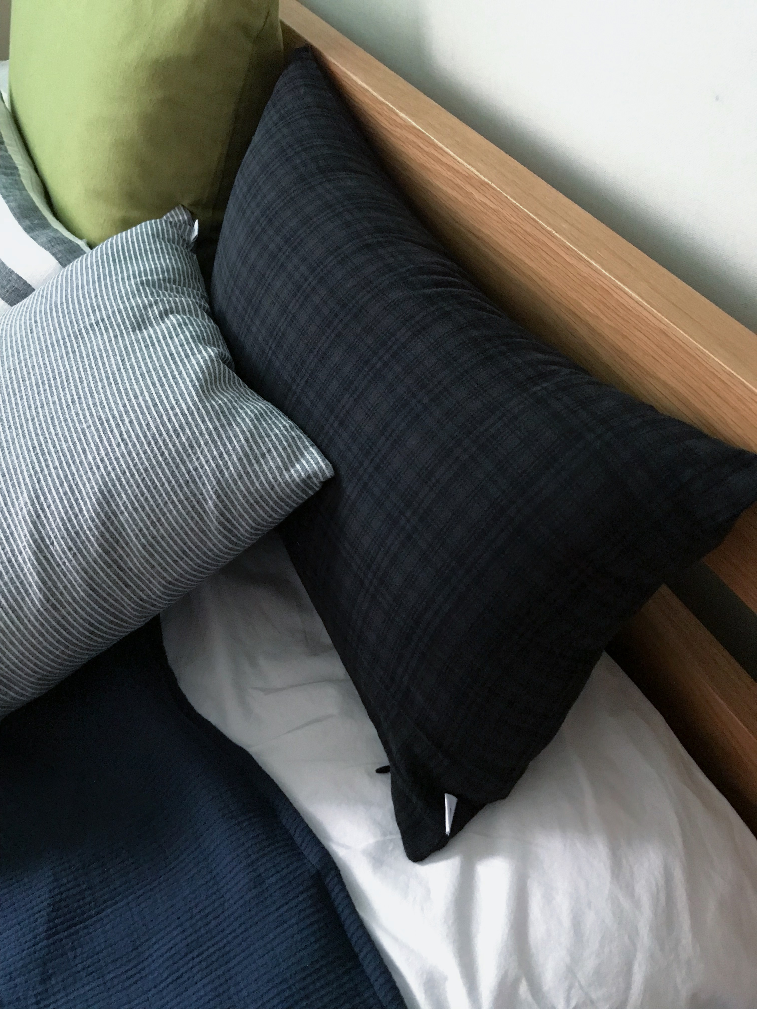 black pillowcase