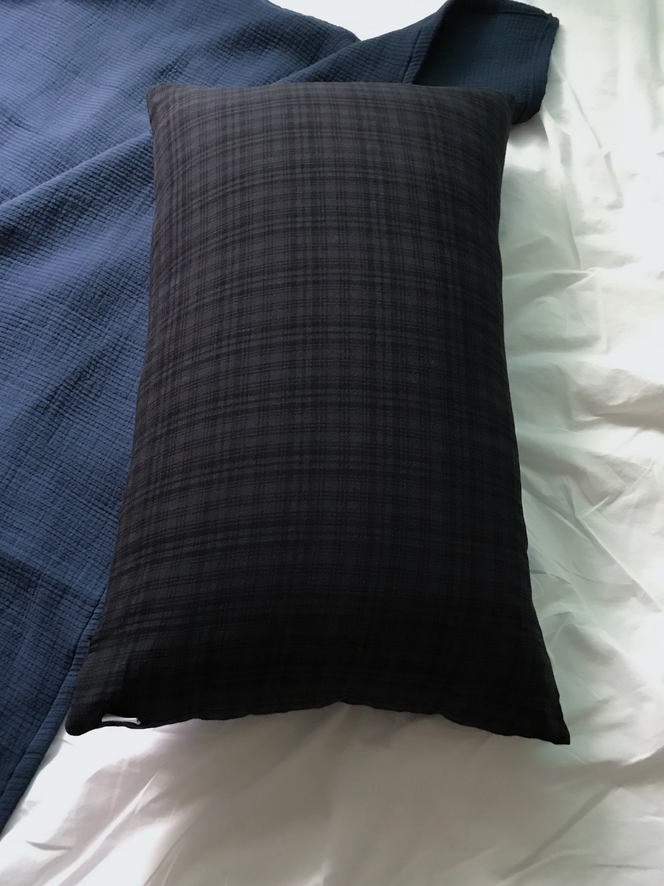 black pillowcase