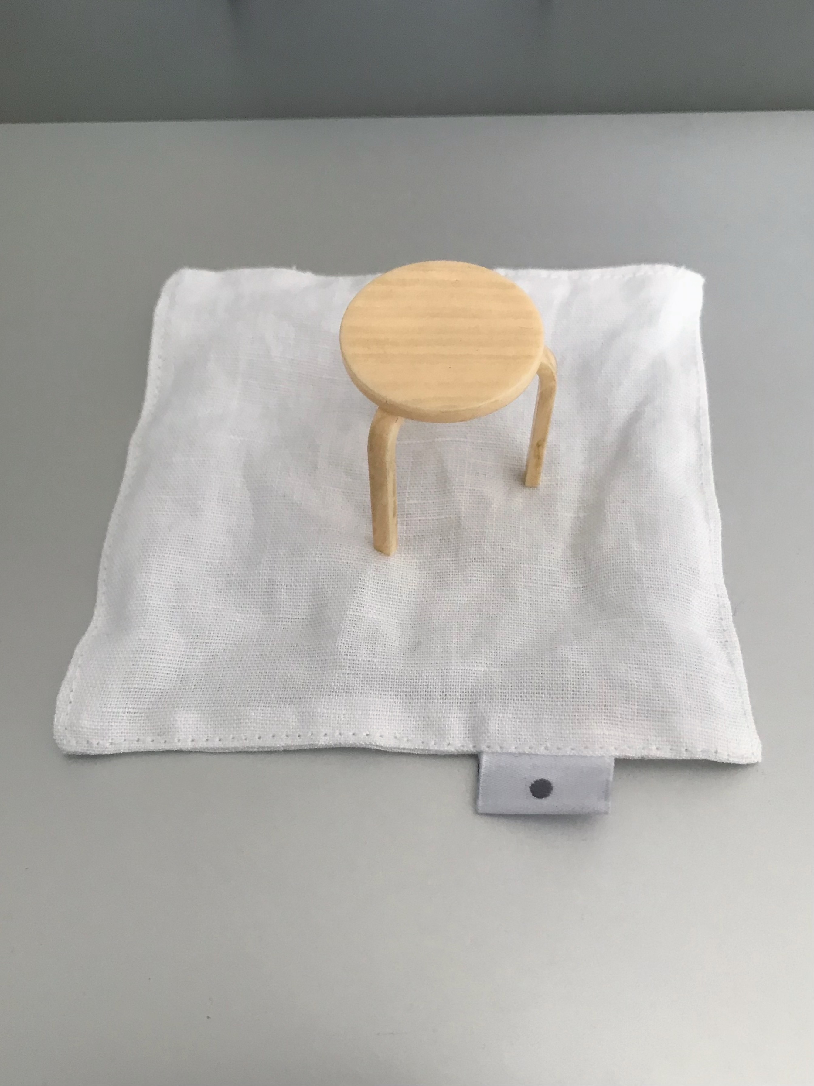 white coaster