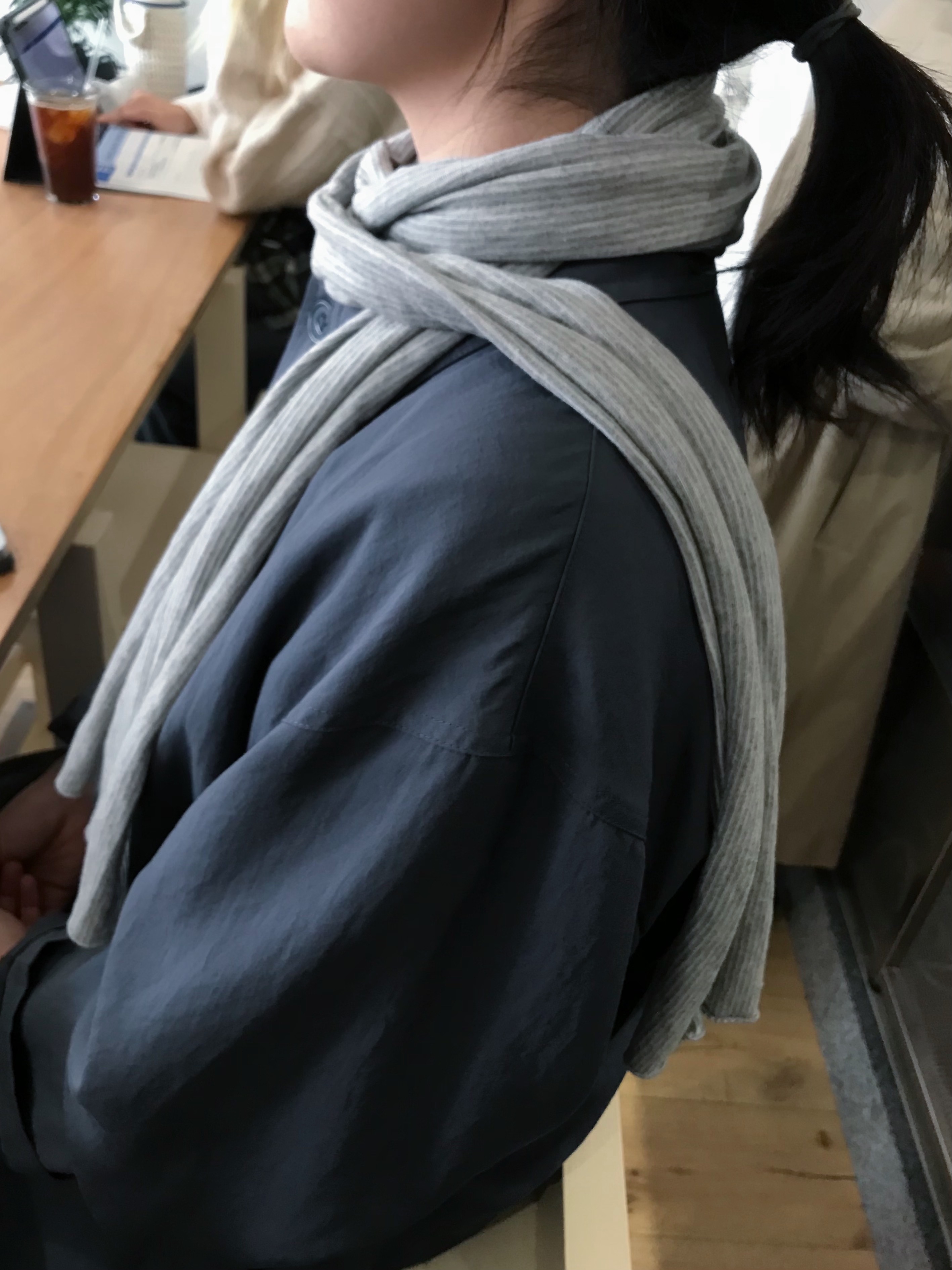stripe scarf (3c)