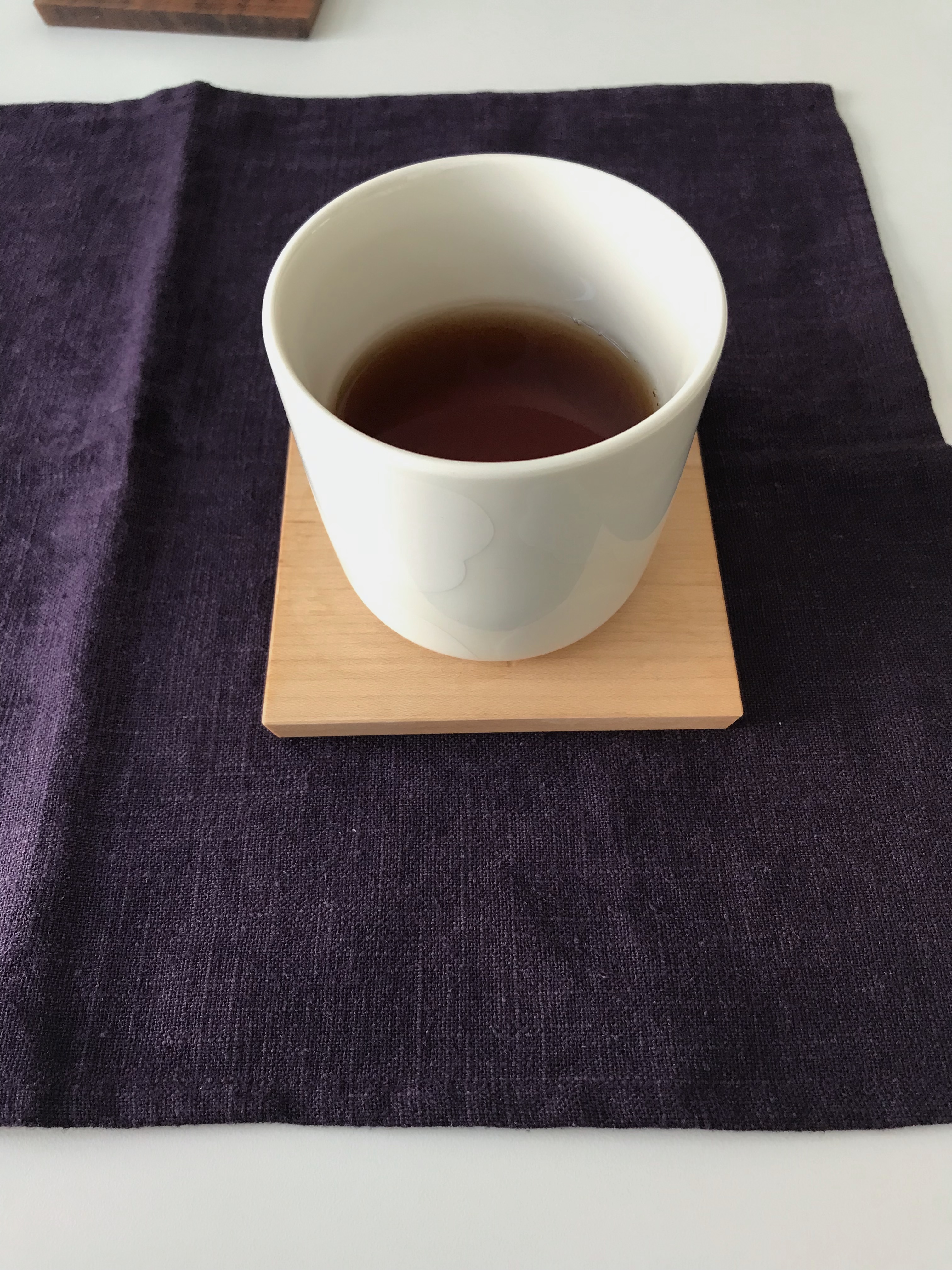 eggplant table mat