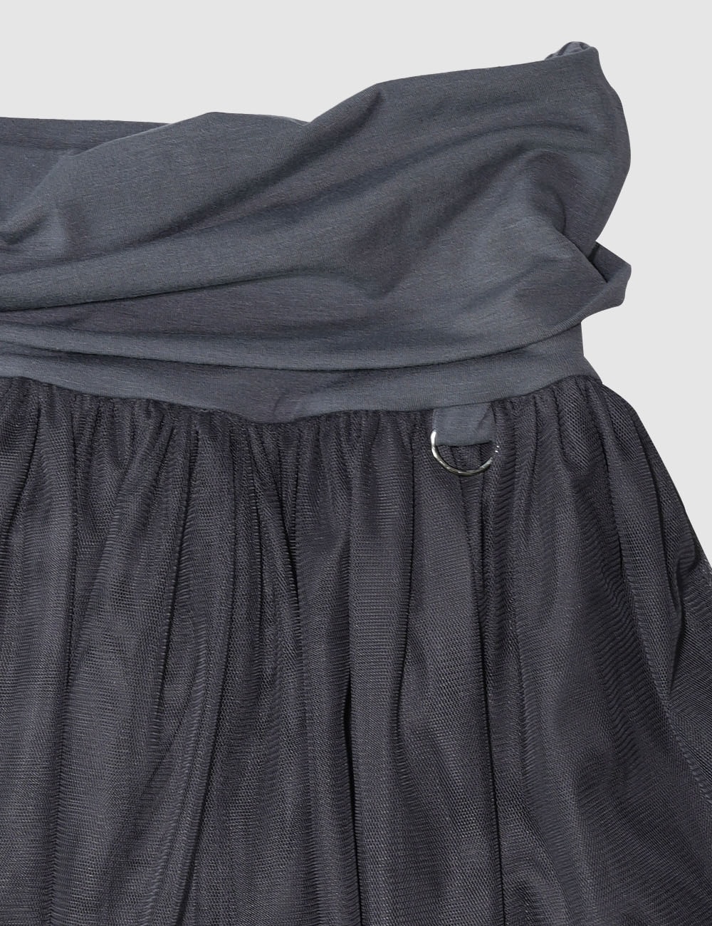 Tulle skirt, charcoal