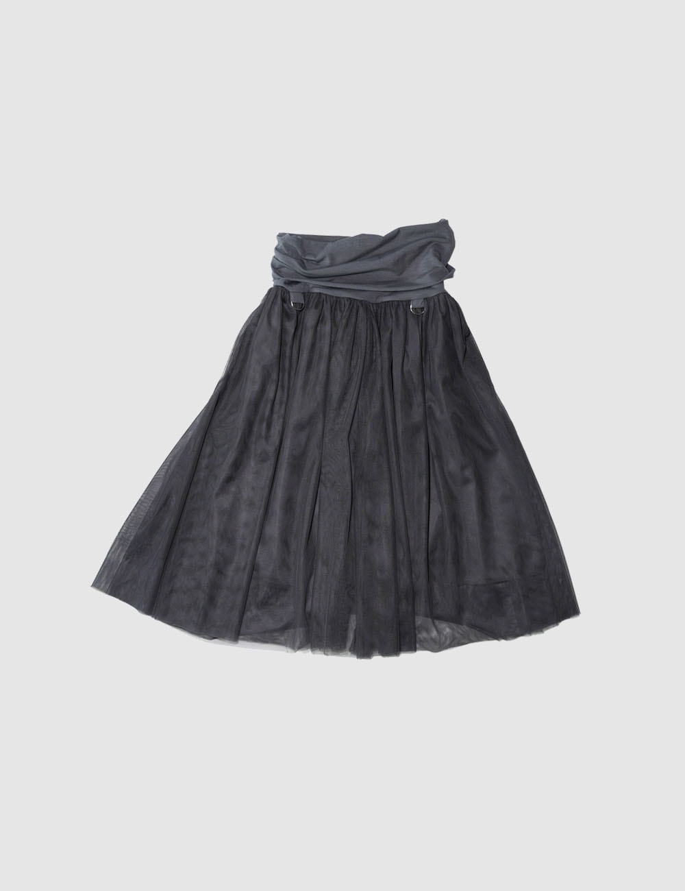 Tulle skirt, charcoal