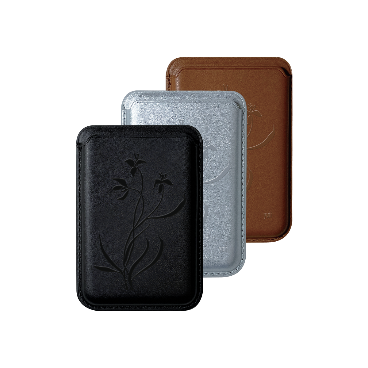 flores (magsafe leather wallet)