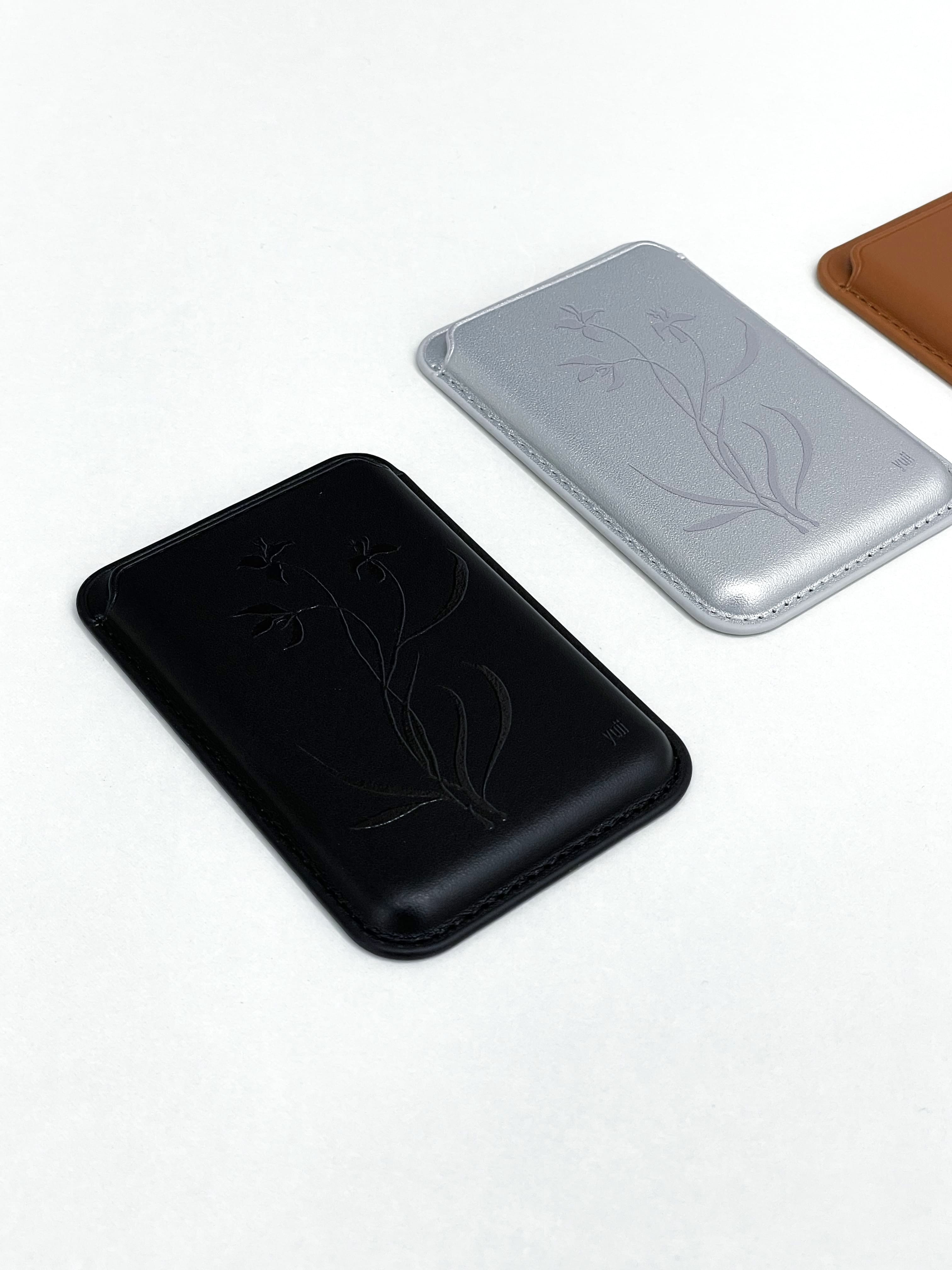 flores (magsafe leather wallet)