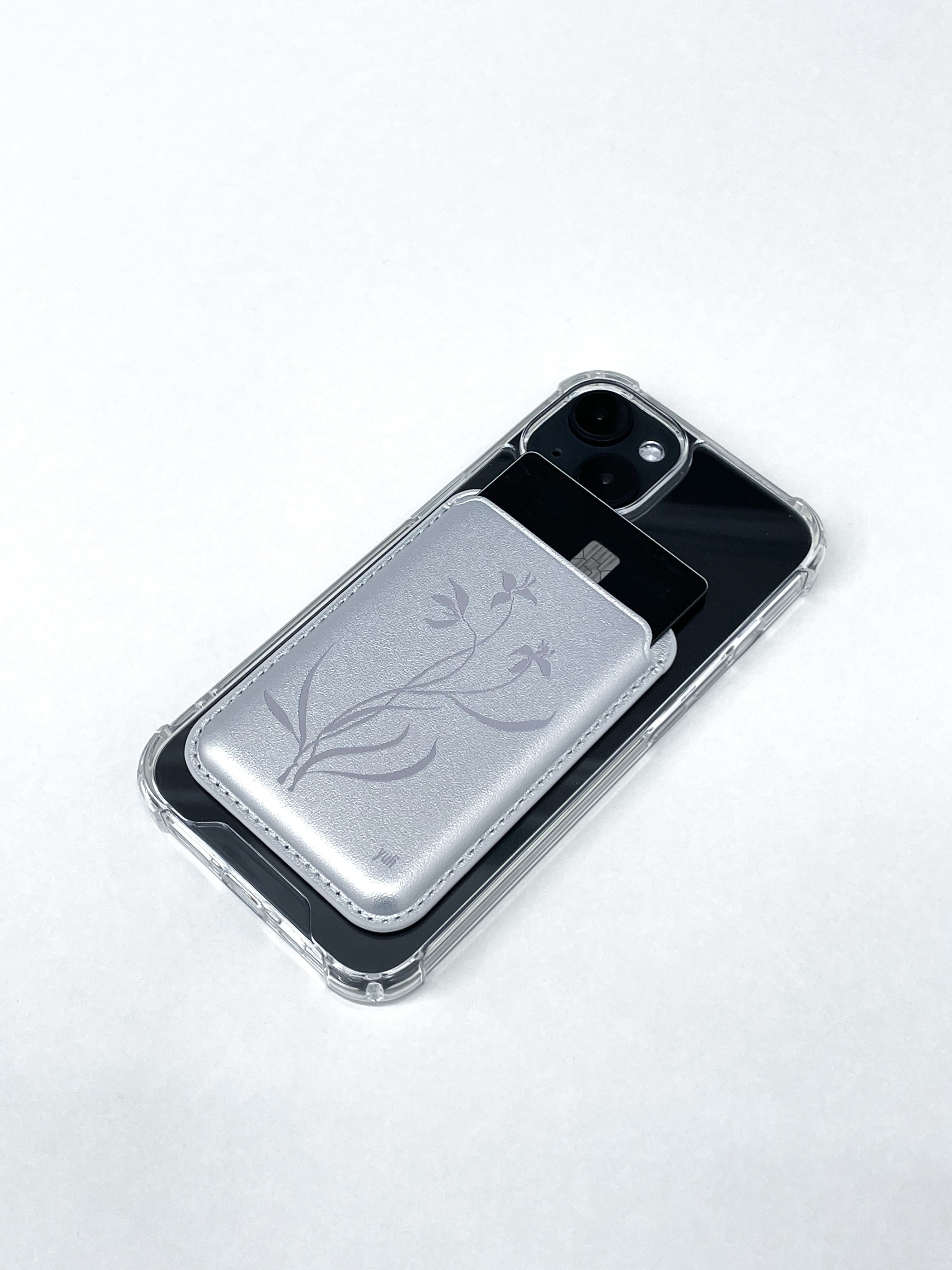 flores (magsafe leather wallet)