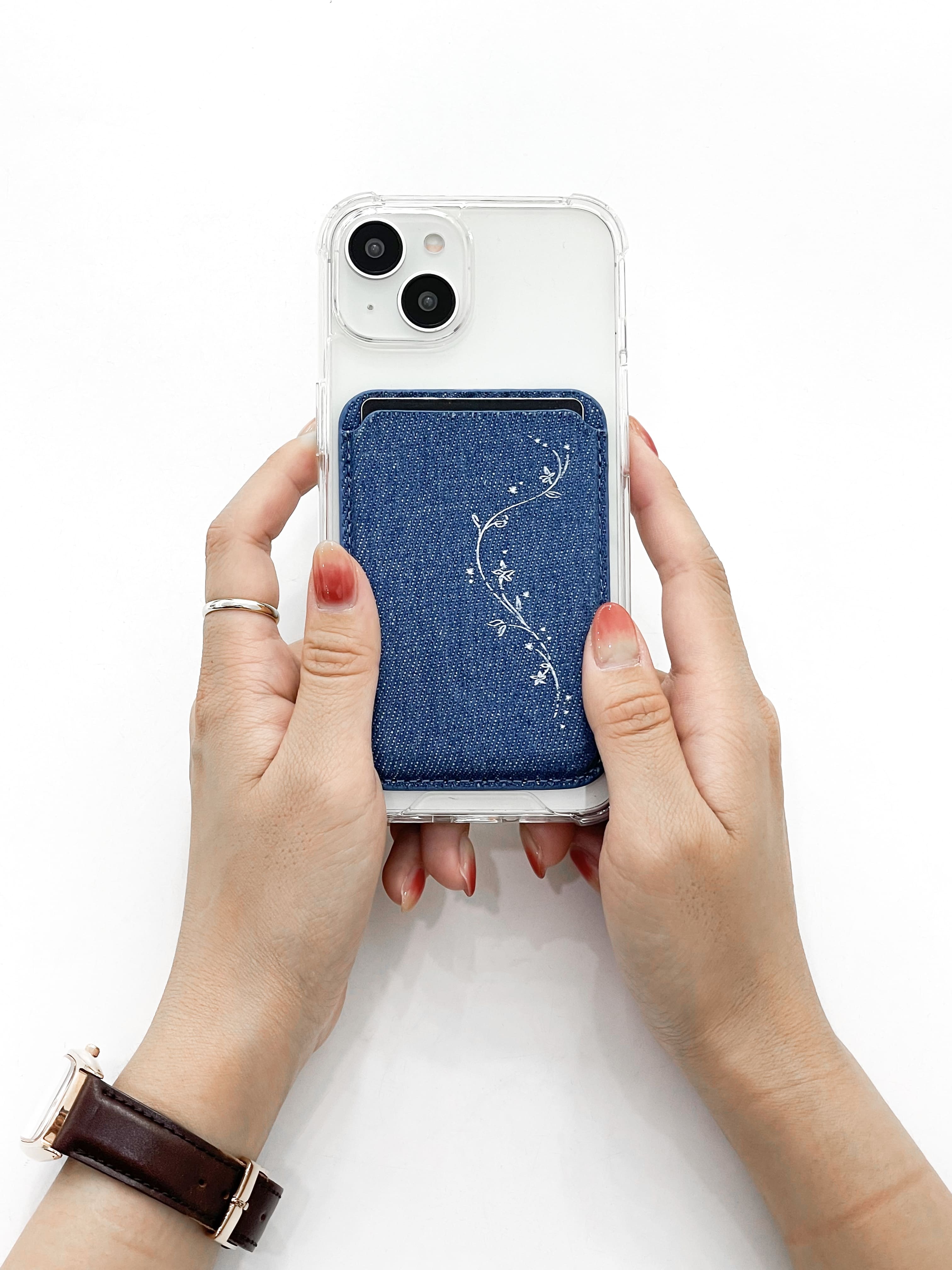 petal (magsafe denim wallet)