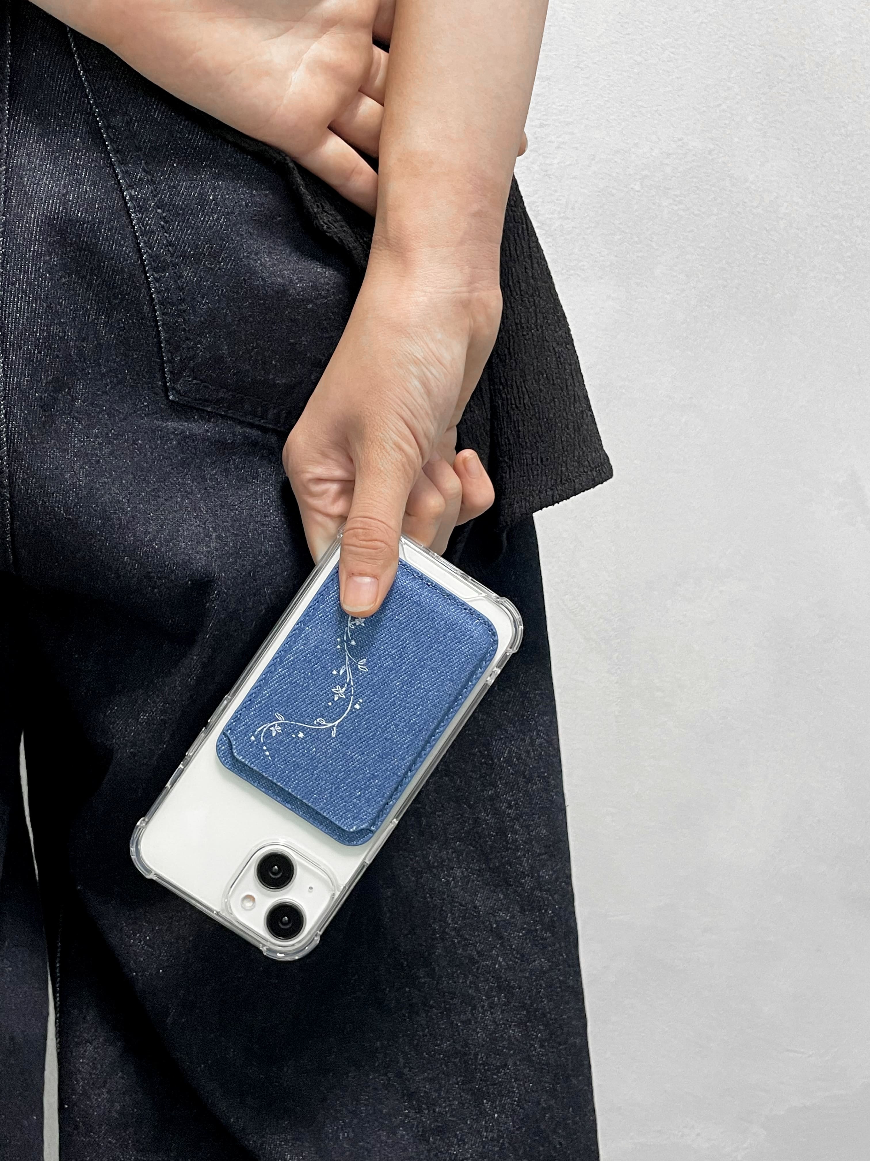 petal (magsafe denim wallet)