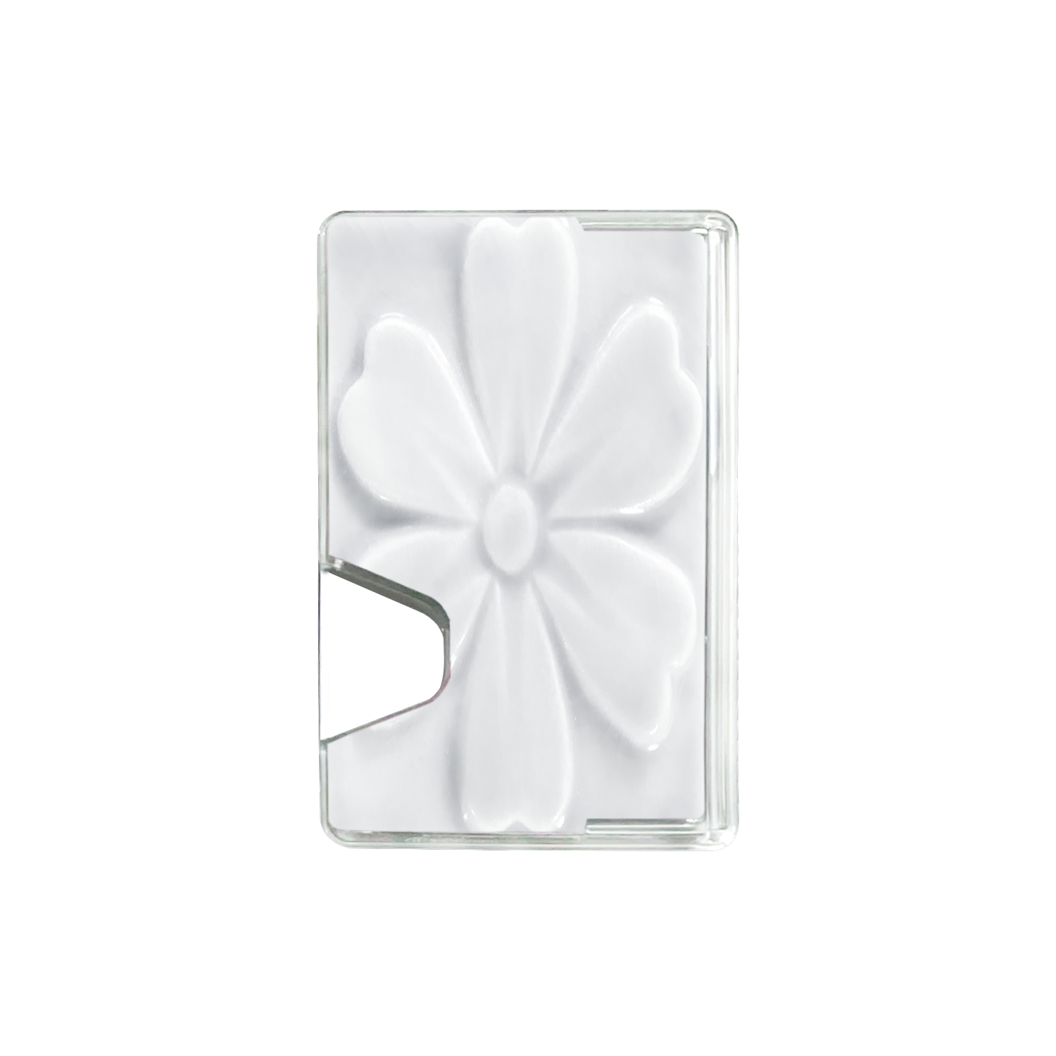 white flower (magsafe wallet)
