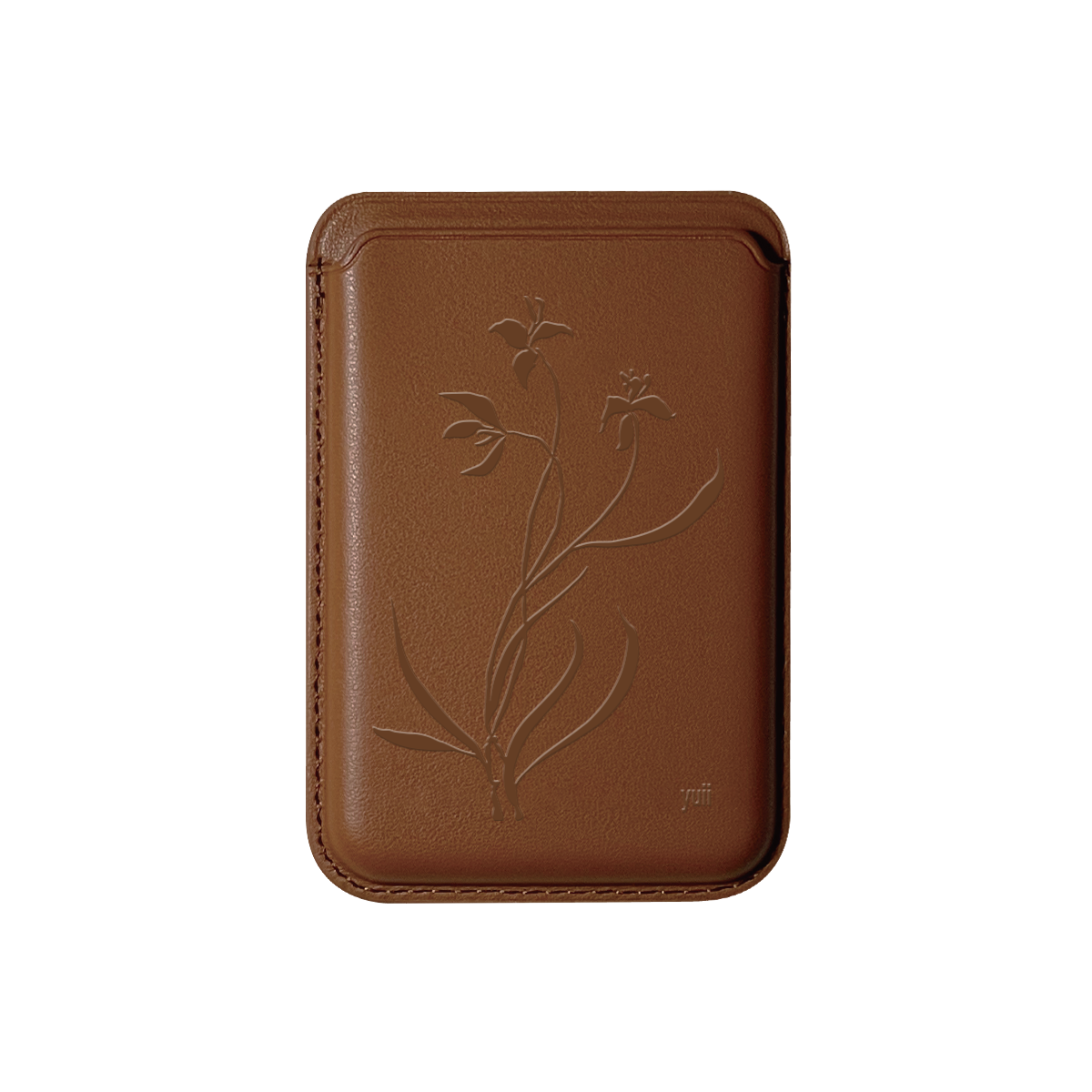 flores (magsafe leather wallet)