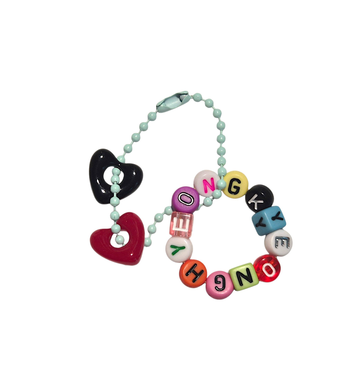 [CUSTOM] Letter Ring Key Ring