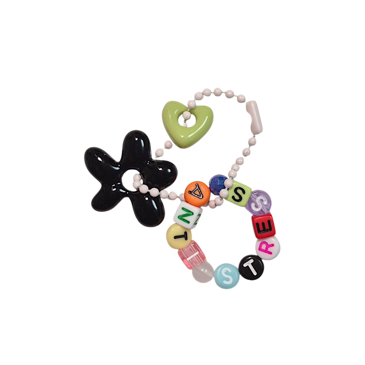 [CUSTOM] Letter Ring Key Ring