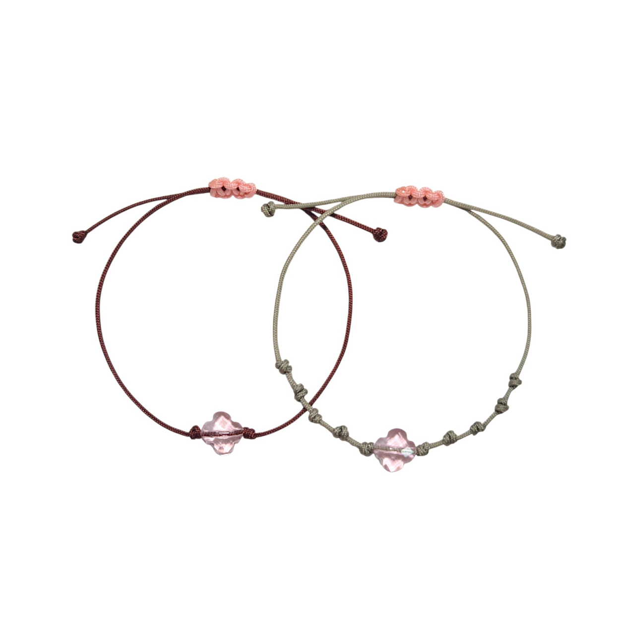Crystal Clover Bracelet (24 colors)