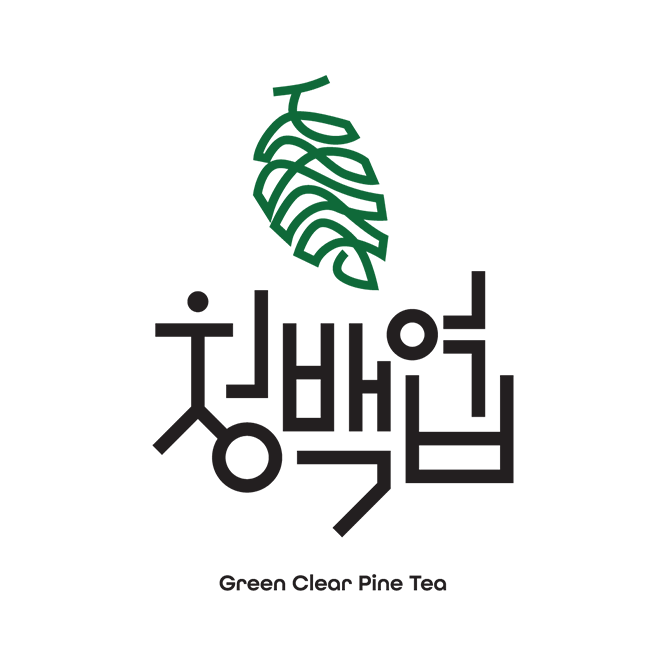 청백엽 로고