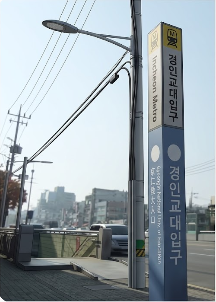 경인교대 에스컬레이터 설치공사